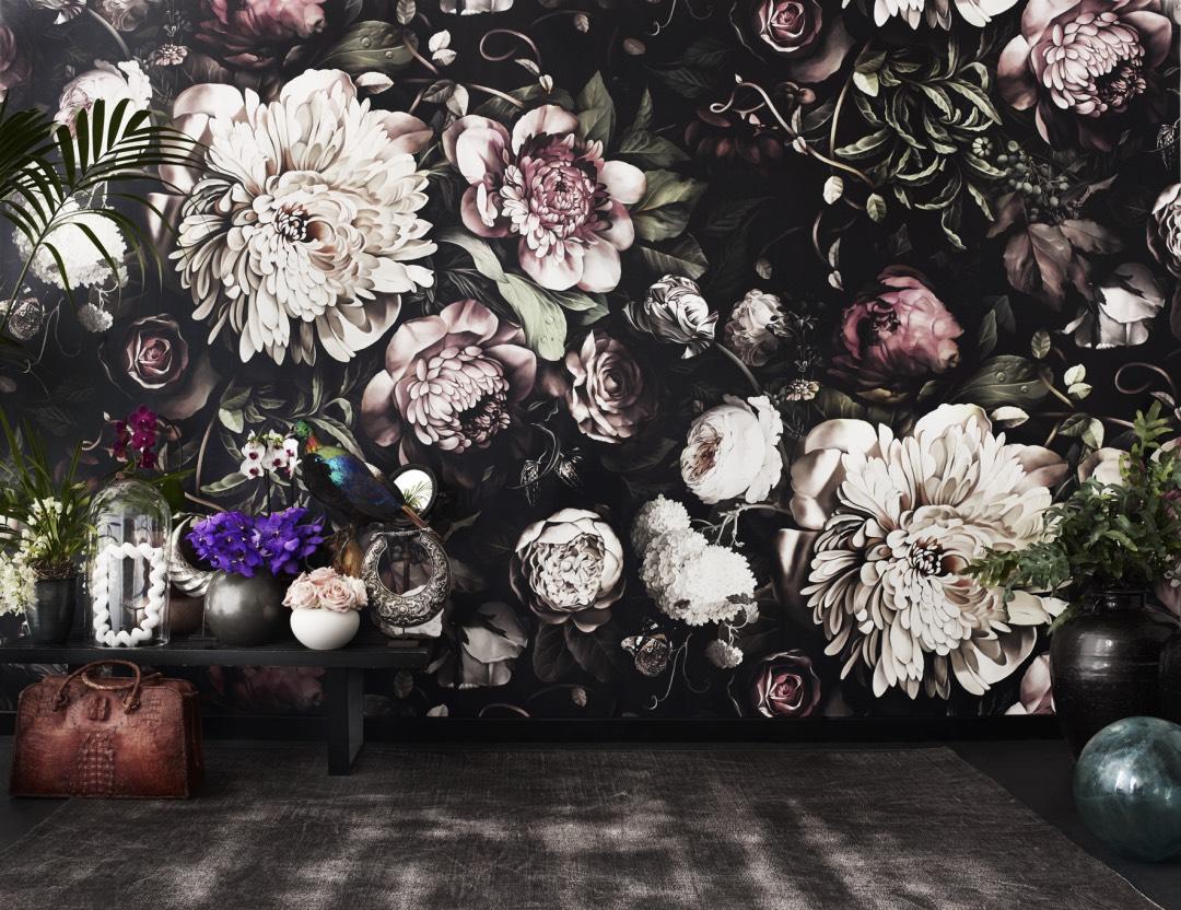 1080x832 Ellie Cashman Dutch Old Master Inspired Floral Wallpaper