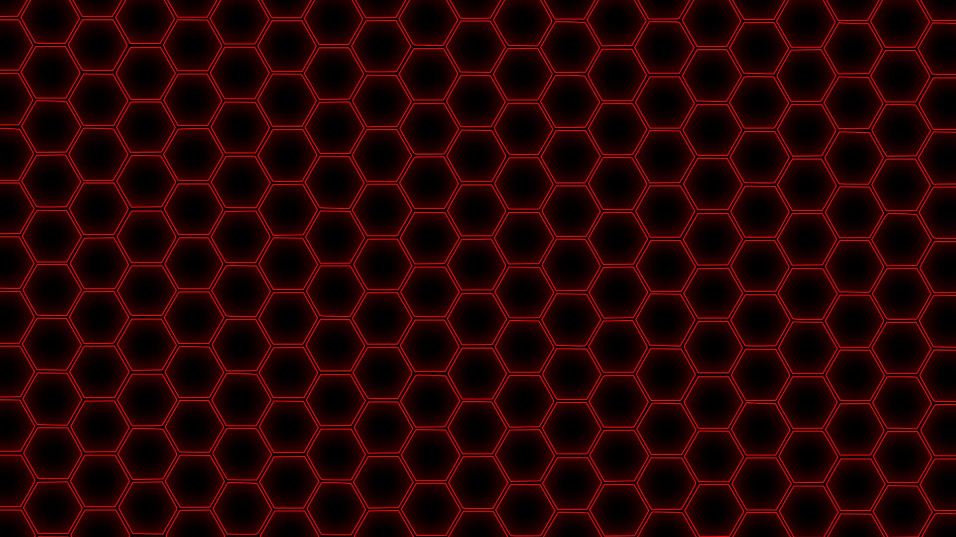 1920x1080 Red Hex Wallpaper background picture