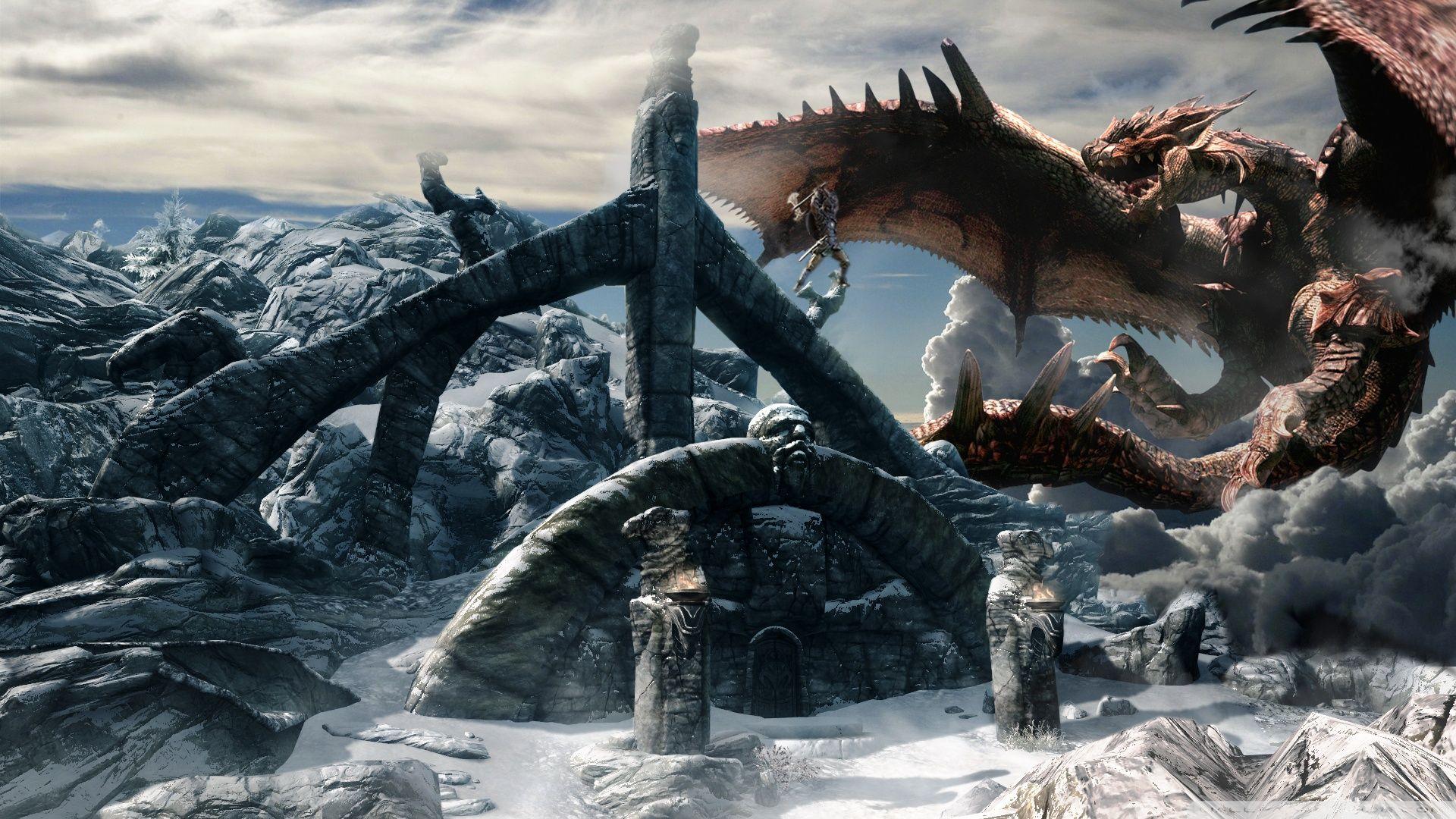 Featured image of post Skyrim Dragon Wallpaper Hd - Images hd dragon skyrim wallpapers.