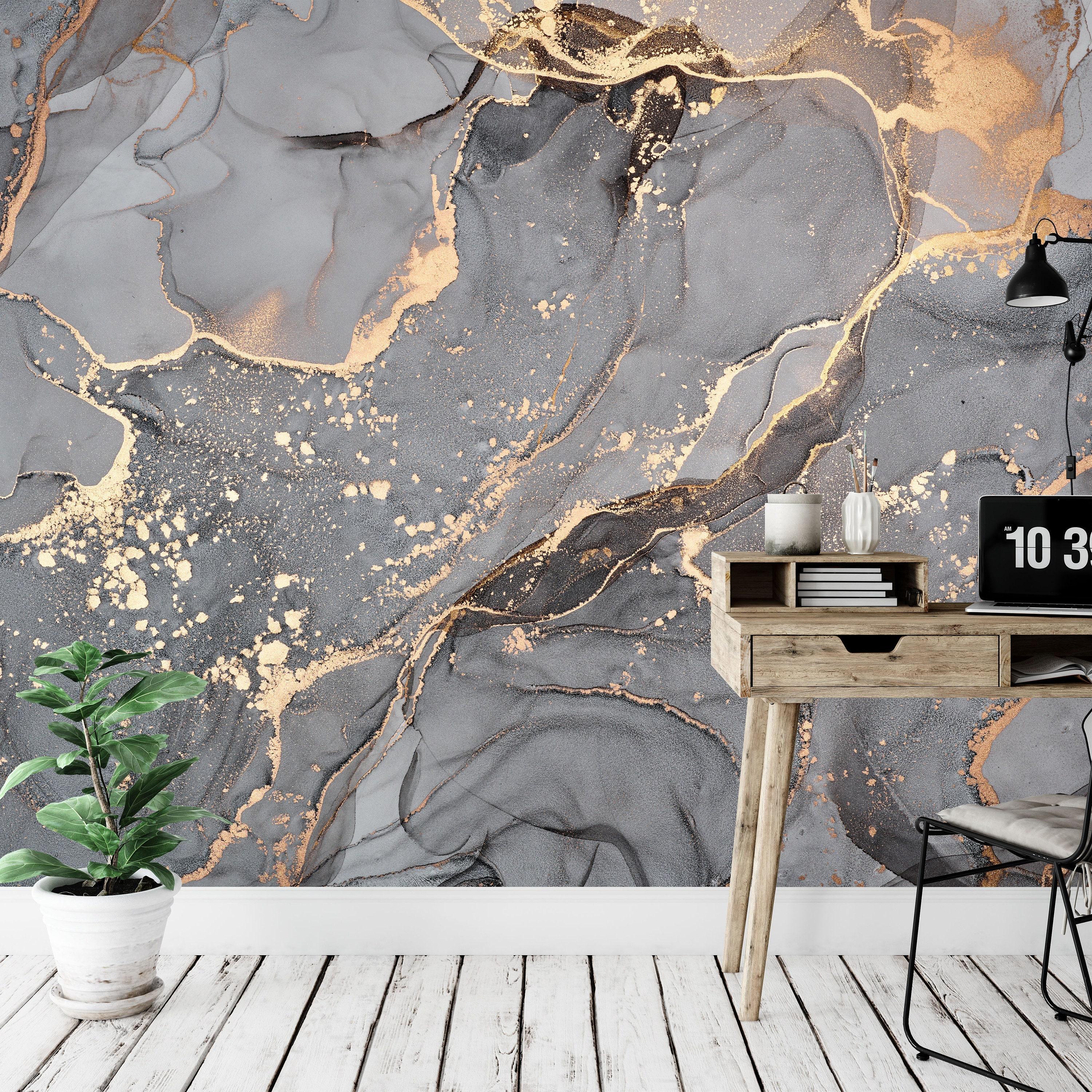 3000x3000 Abstract Wallpaper Modern Art Wallpaper Gray Gold Marble