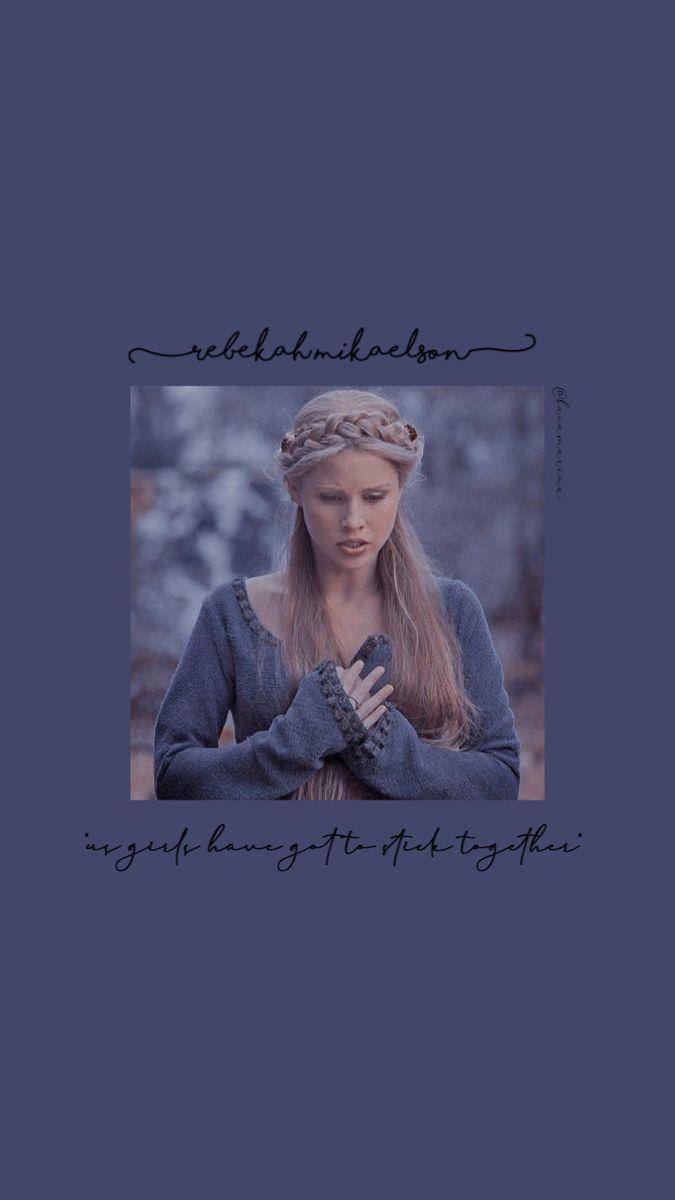 675x1200 Rebekah Mikaelson navy blue wallpaper