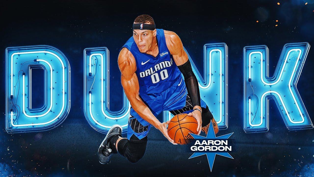 RcRdesigns on X: Aaron Gordon - Wallpapers #ATTSlamDunk #NBAAllStar   / X