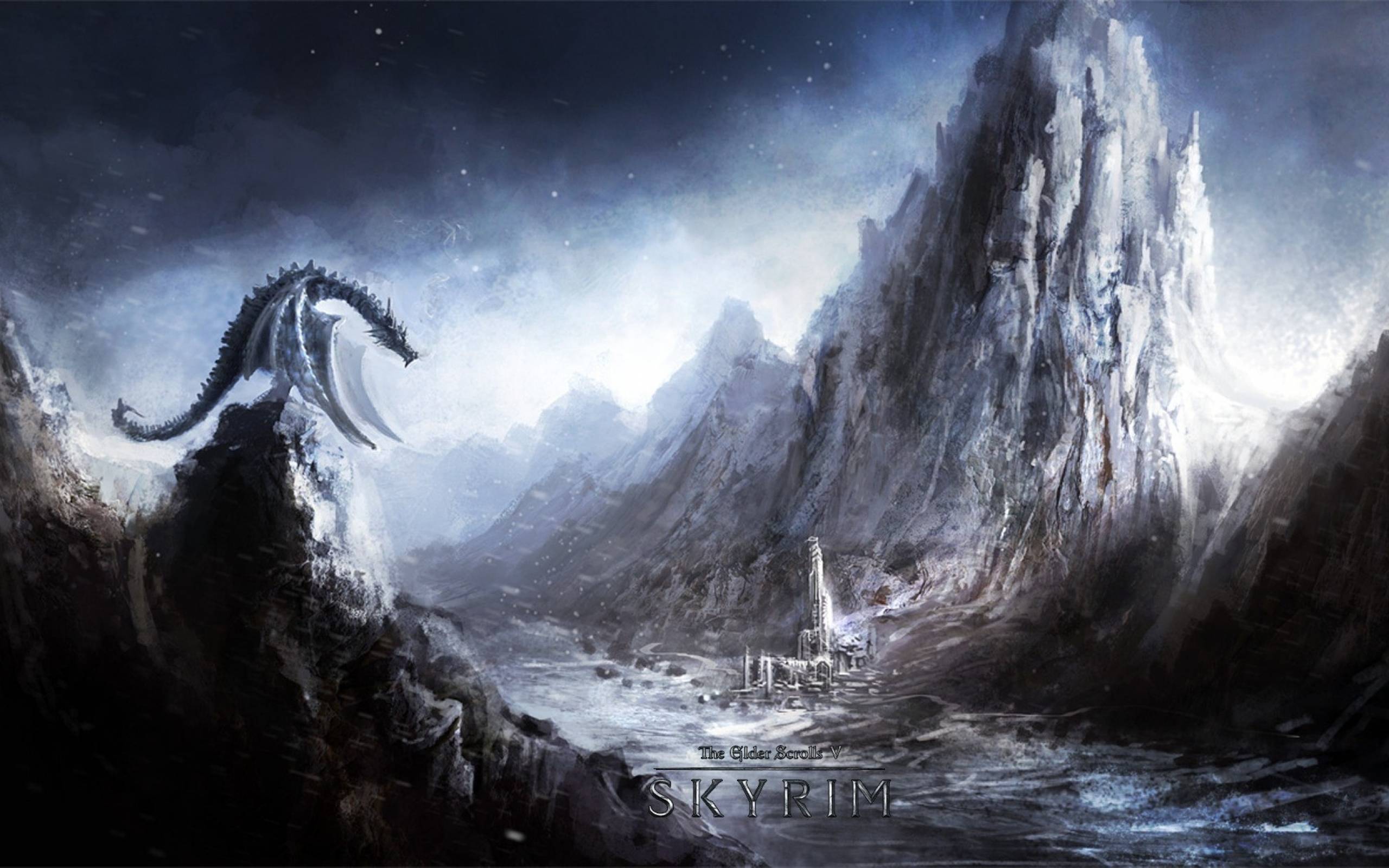 2560x1600 Skyrim Wallpaper