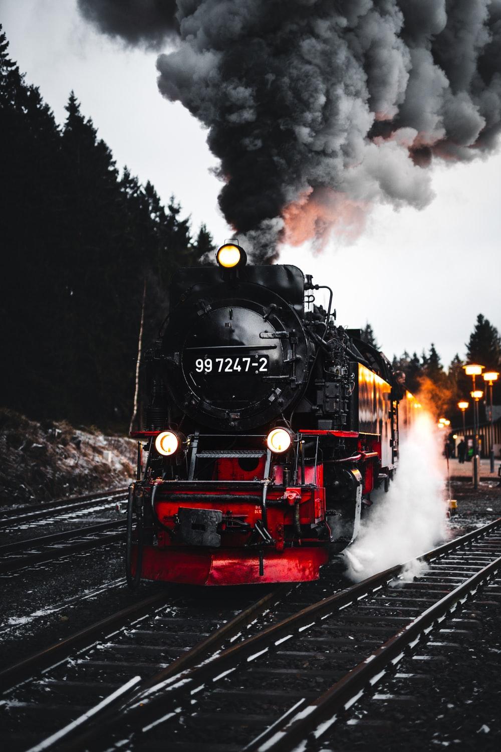 1000x1500 Winter Train Picture. Download Free Image