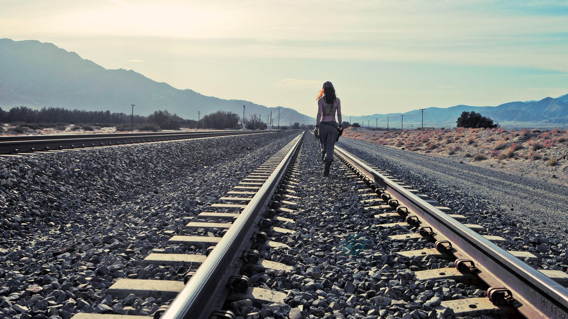 1920x1080 Free download Lights Trains Railroad Tracks HD Background Wallpaper HD Wallpaper [1920x1080] for your Desktop, Mobile & Tablet. Explore Train Track Wallpaper. Train Background Wallpaper, Railroad Wallpaper Desktop Screens