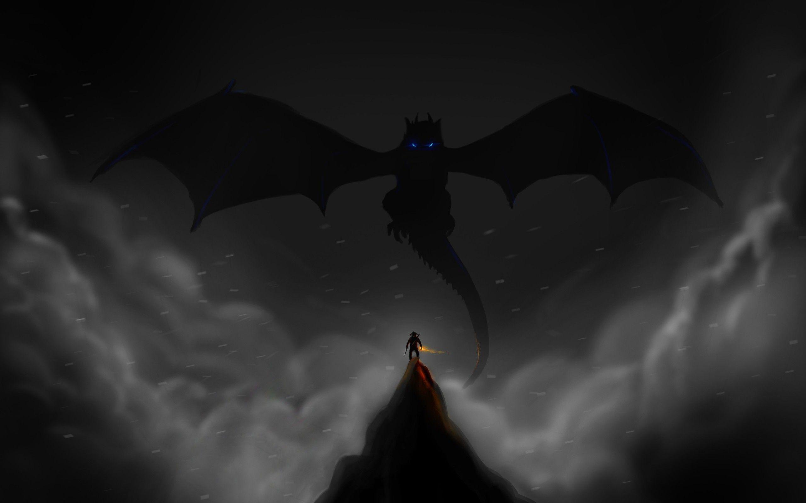 2560x1600 dragon, #The Elder Scrolls V: Skyrim wallpaper