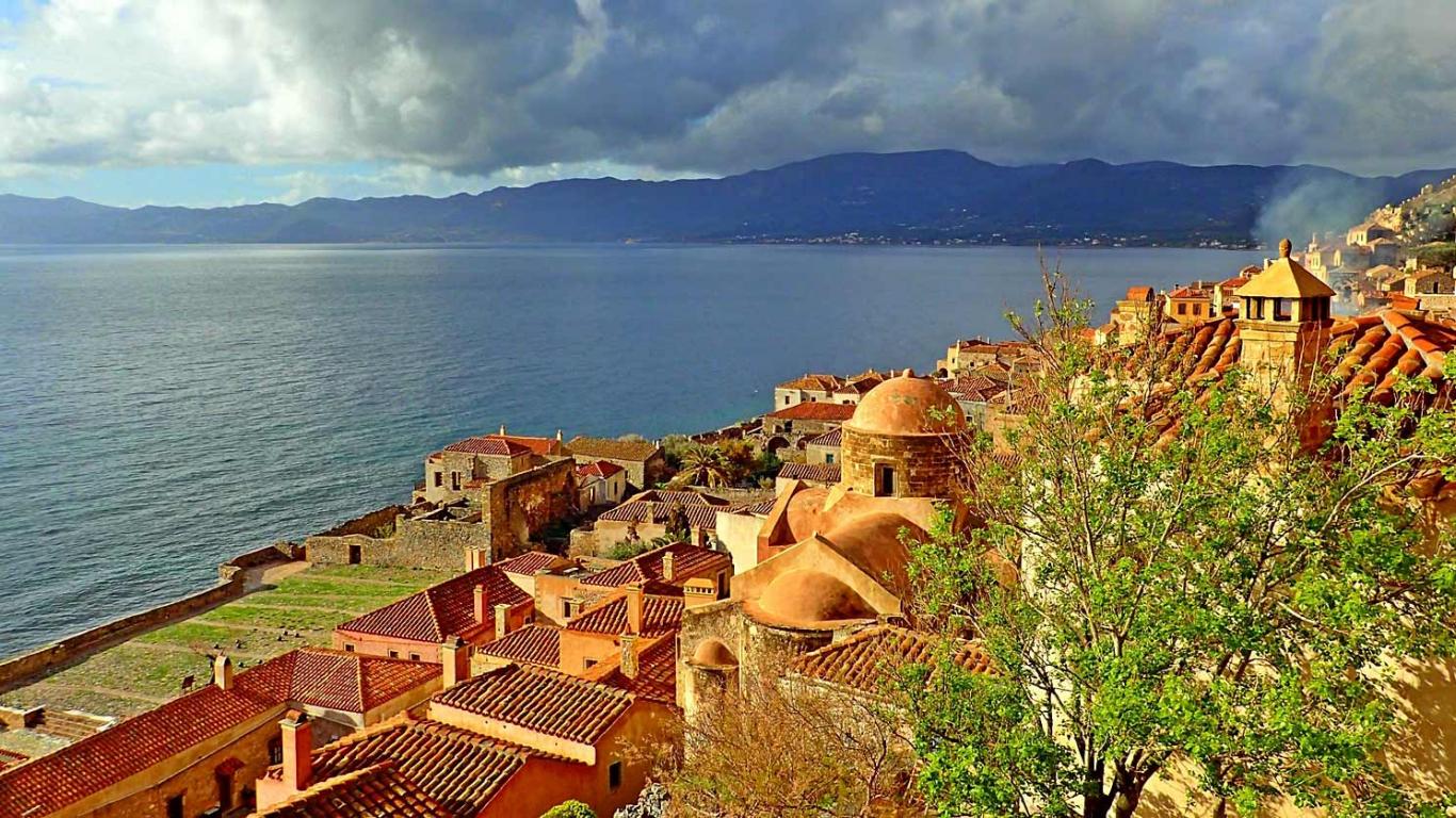 1366x768 Free download monemvasia city greece Lakoniabay [1777x837] for your Desktop, Mobile & Tablet. Explore Monemvasia Wallpaper. Monemvasia Wallpaper