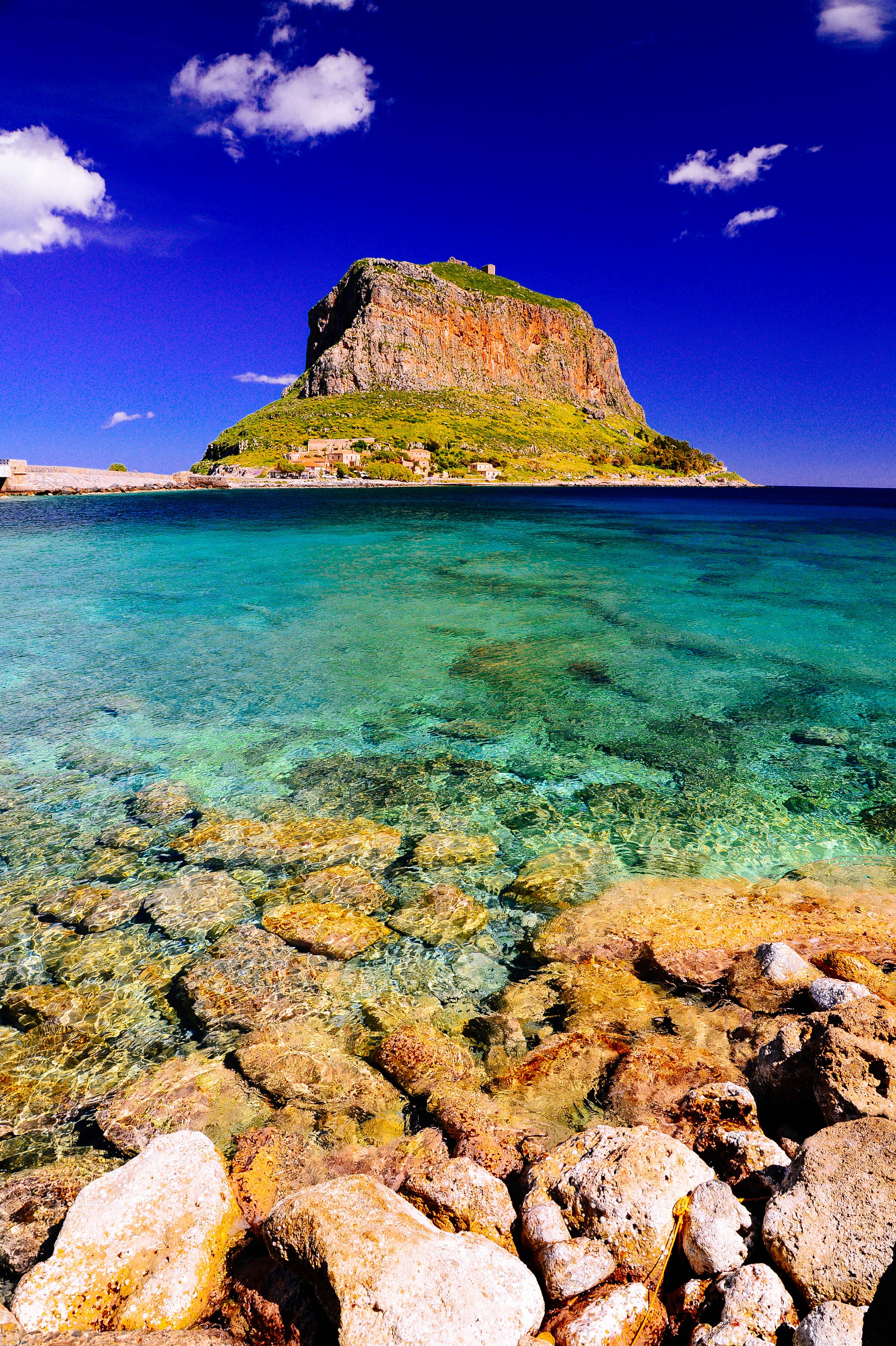 3280x4928 Elevation of Monemvasia, Greece