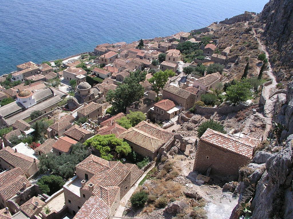 1024x768 Monemvasia Ansicht von