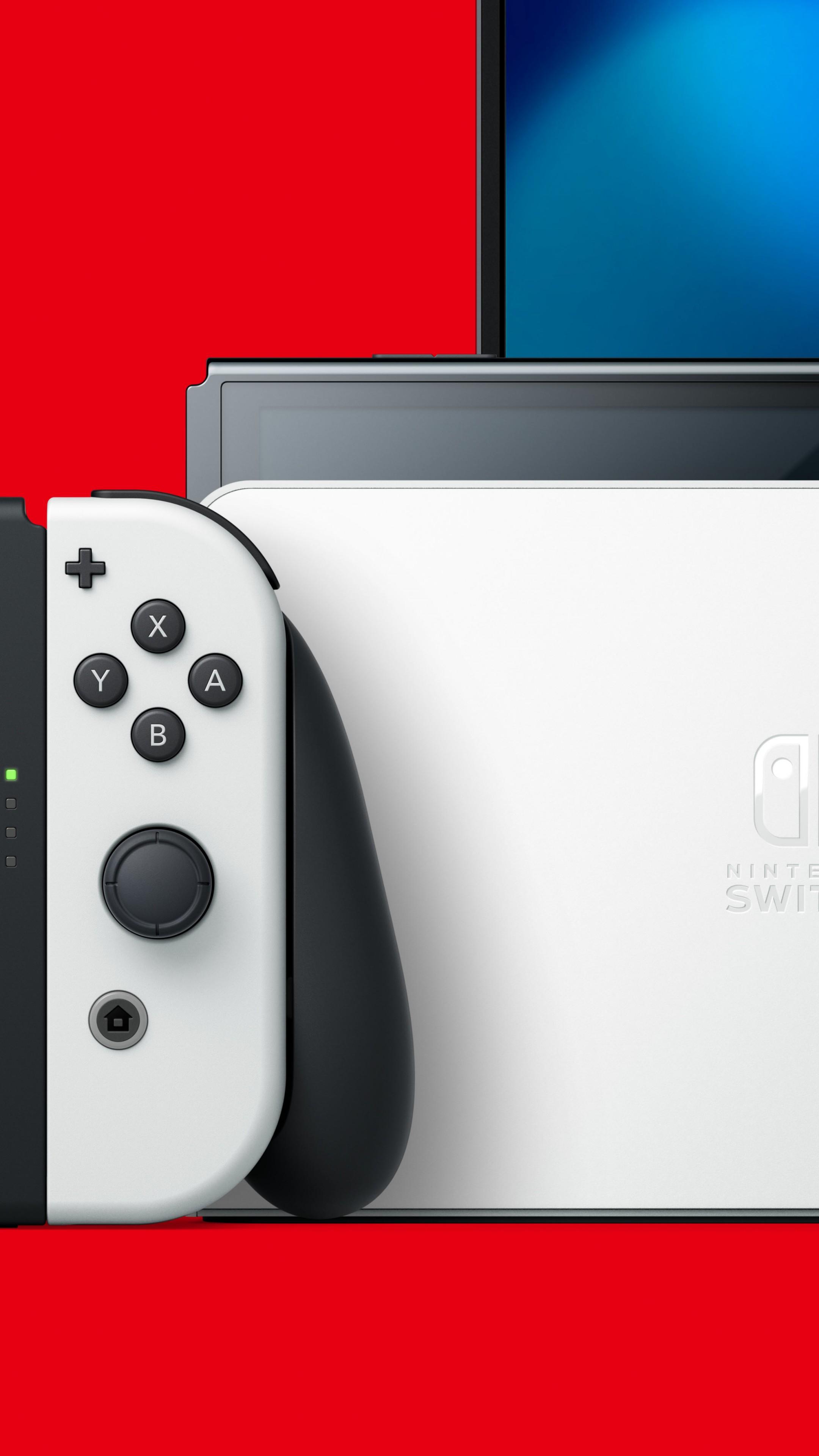 2160x3840 Wallpaper Nintendo Switch OLED, Console, 8K, Hi Tech