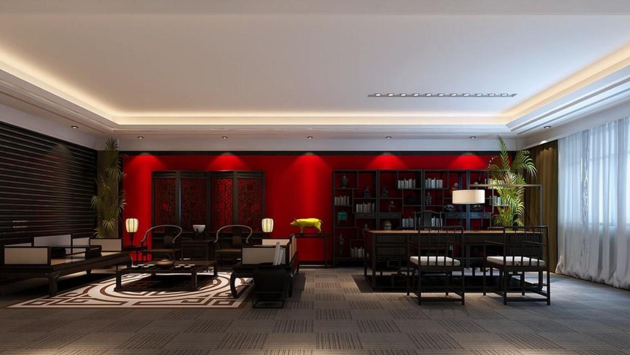 1281x723 3D Office Wallpaper