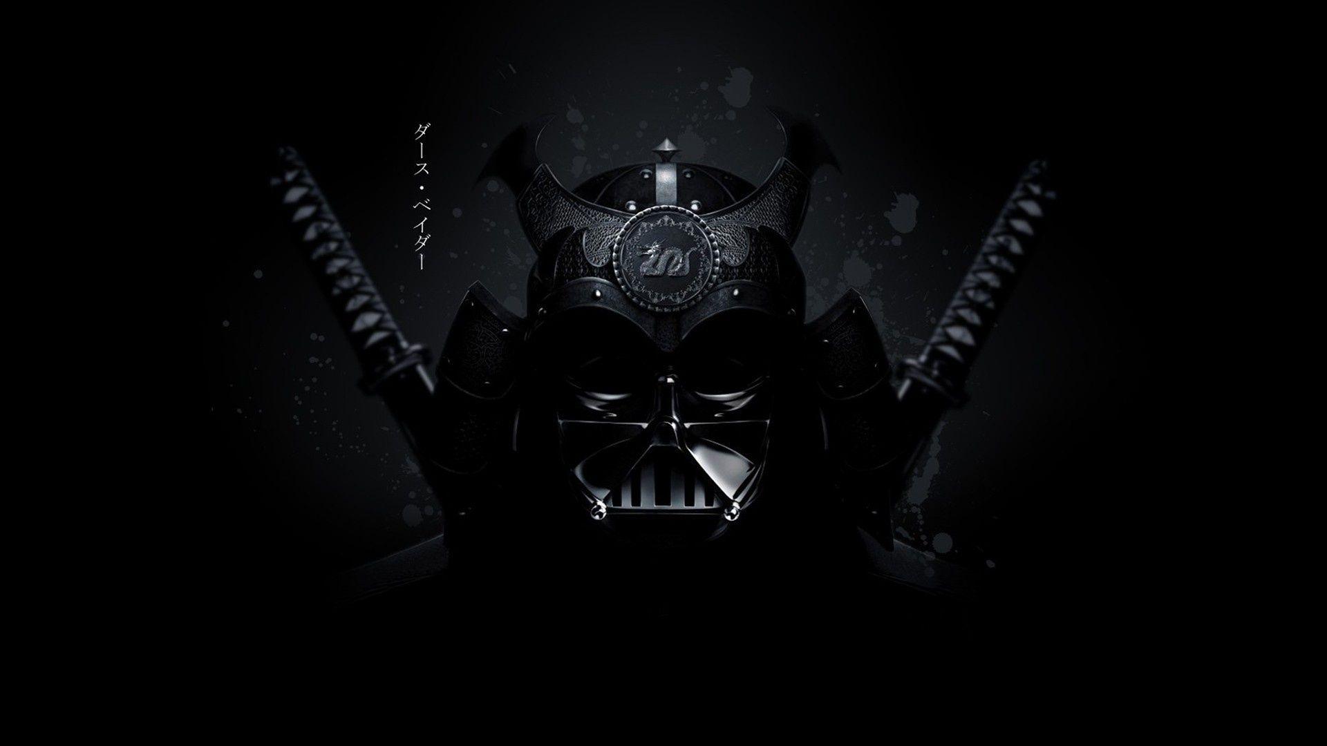 1920x1080 Samurai Star Wars Darth Vader Mask Katana Sword Wallpaper