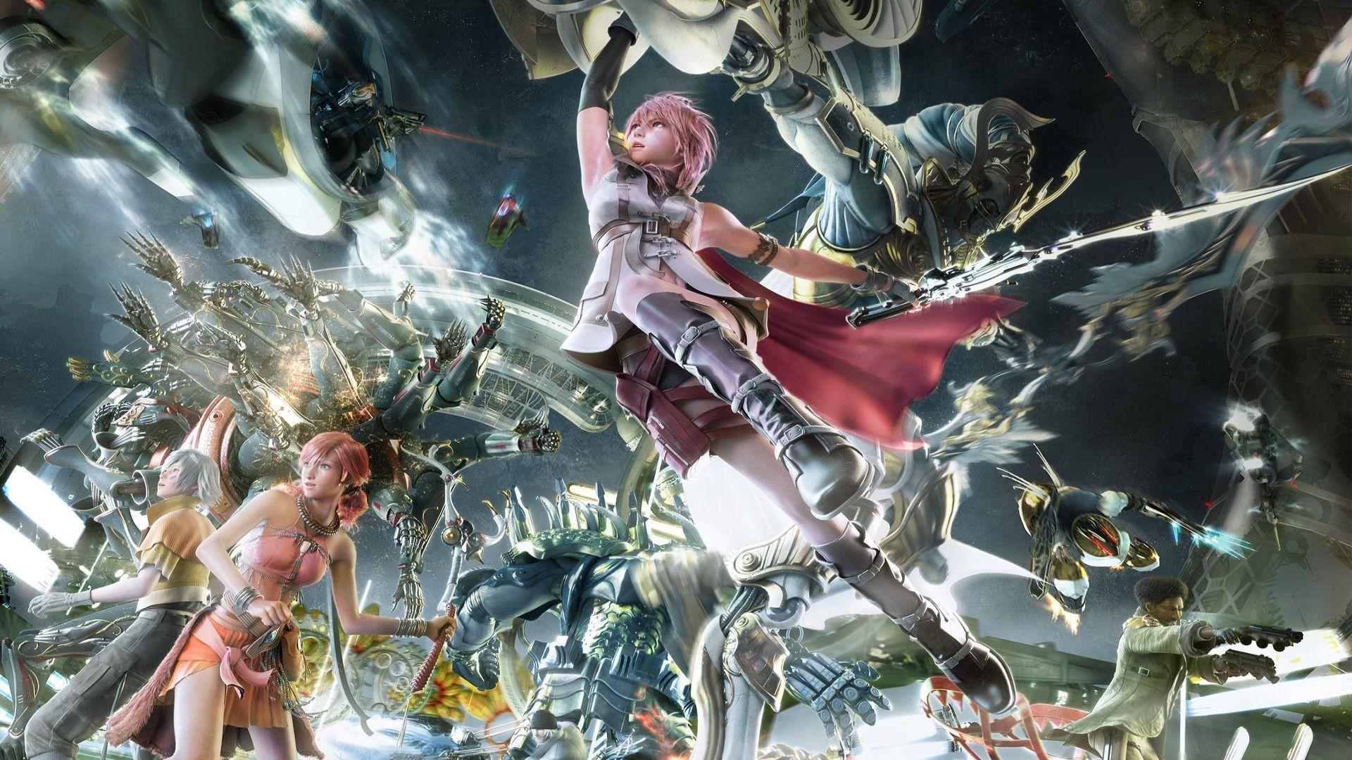 1920x1080 Final fantasy xiii lightning artwork wallpaper free wallpaper