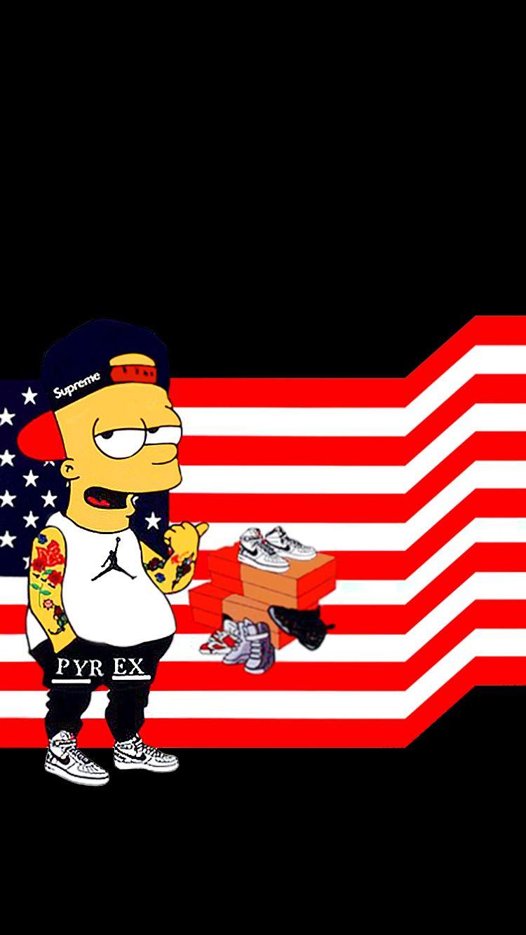 750x1334 I Phone 6 Wallpaper Wallpaper Bart Simpson Wallpaper & Background Download