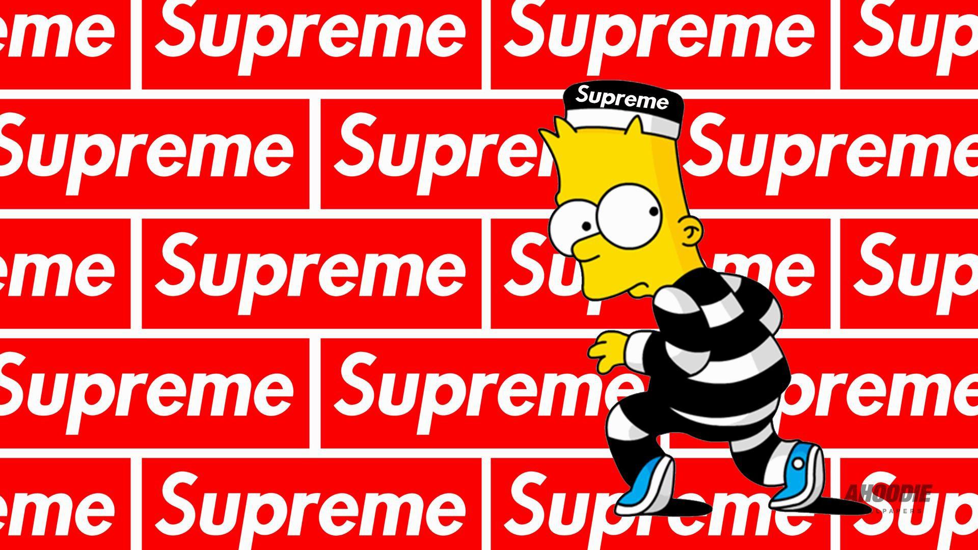 Bart Simpson Supreme Wallpapers Top Free Bart Simpson Supreme Backgrounds Wallpaperaccess 5201
