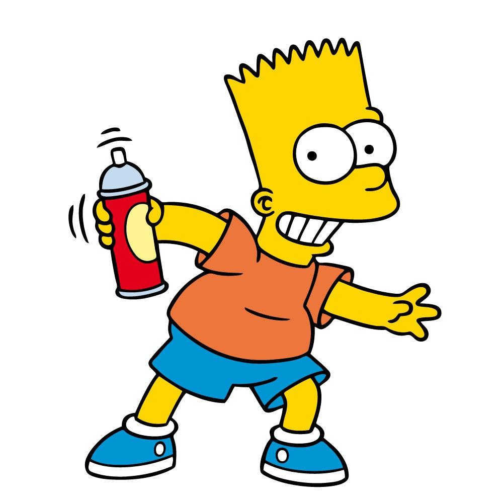 1000x1000 Bart Simpson From the Simpsons Vinyl Die Cut Decal Sticker