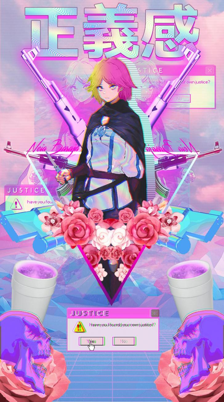 728x1307 Wallpaper HD: Vaporwave, Aesthetic, Anime, Wallpaper, Anime, Wallpaper, HD