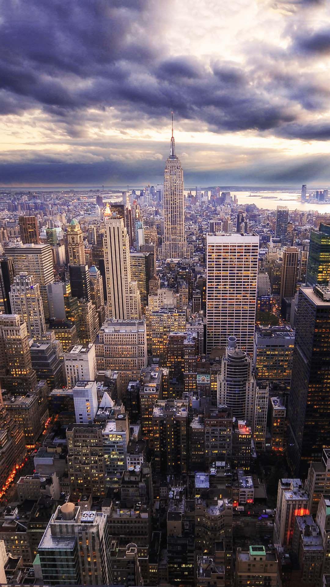 1080x1920 NYC Skyline Wallpaper