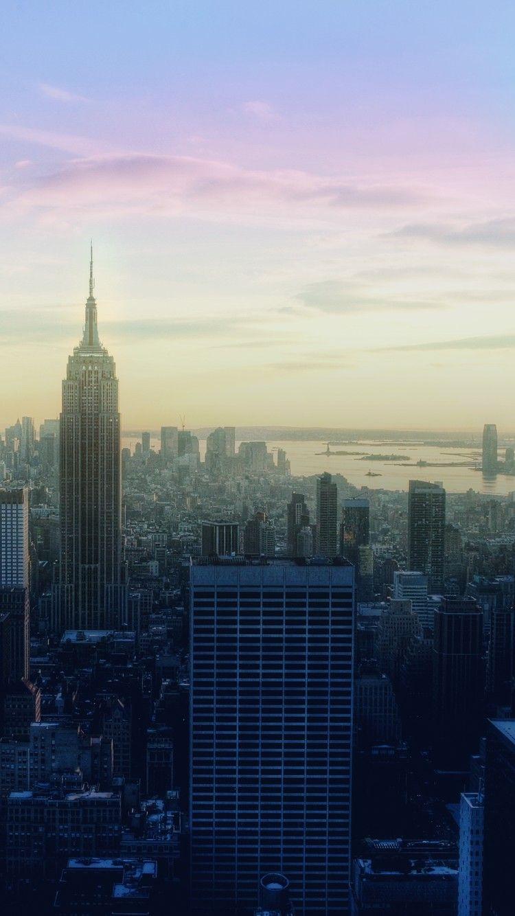 750x1334 iPhone Wallpaper Sunset Pictureque Cityscapes
