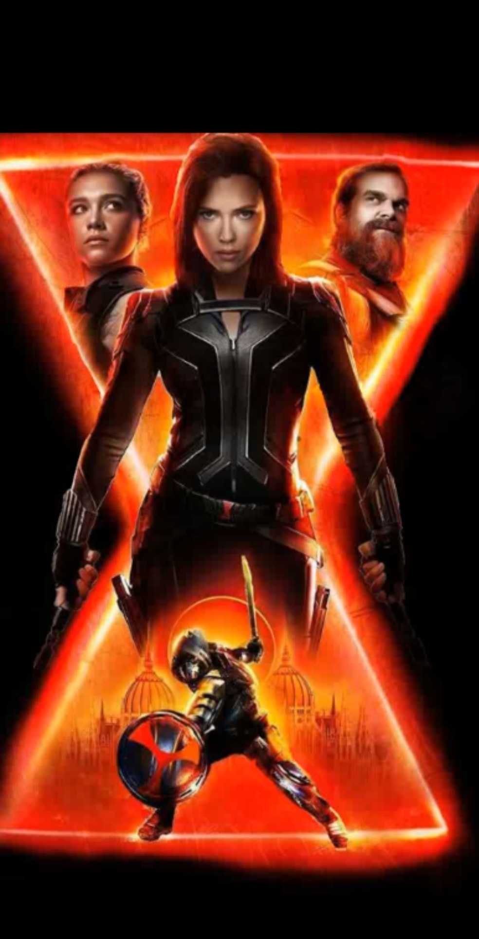 984x1929 iPhone Black Widow Wallpaper