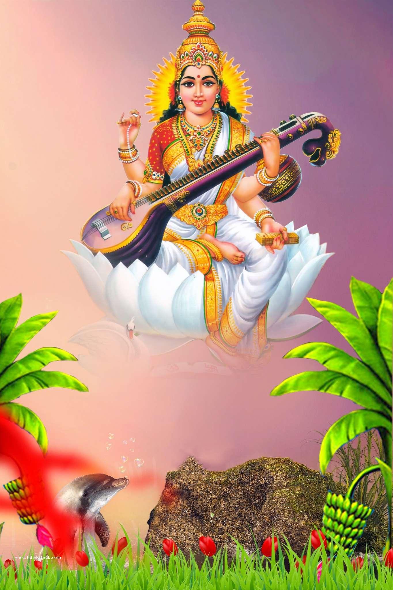1364x2048 saraswati puja ka wallpaper 2022 for photo editing background