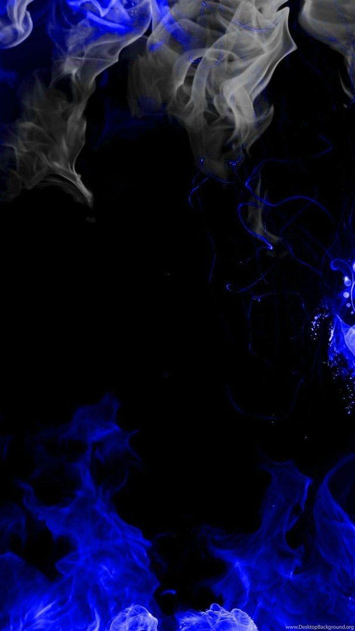 720x1280 Black Blue 4k Phone Wallpaper