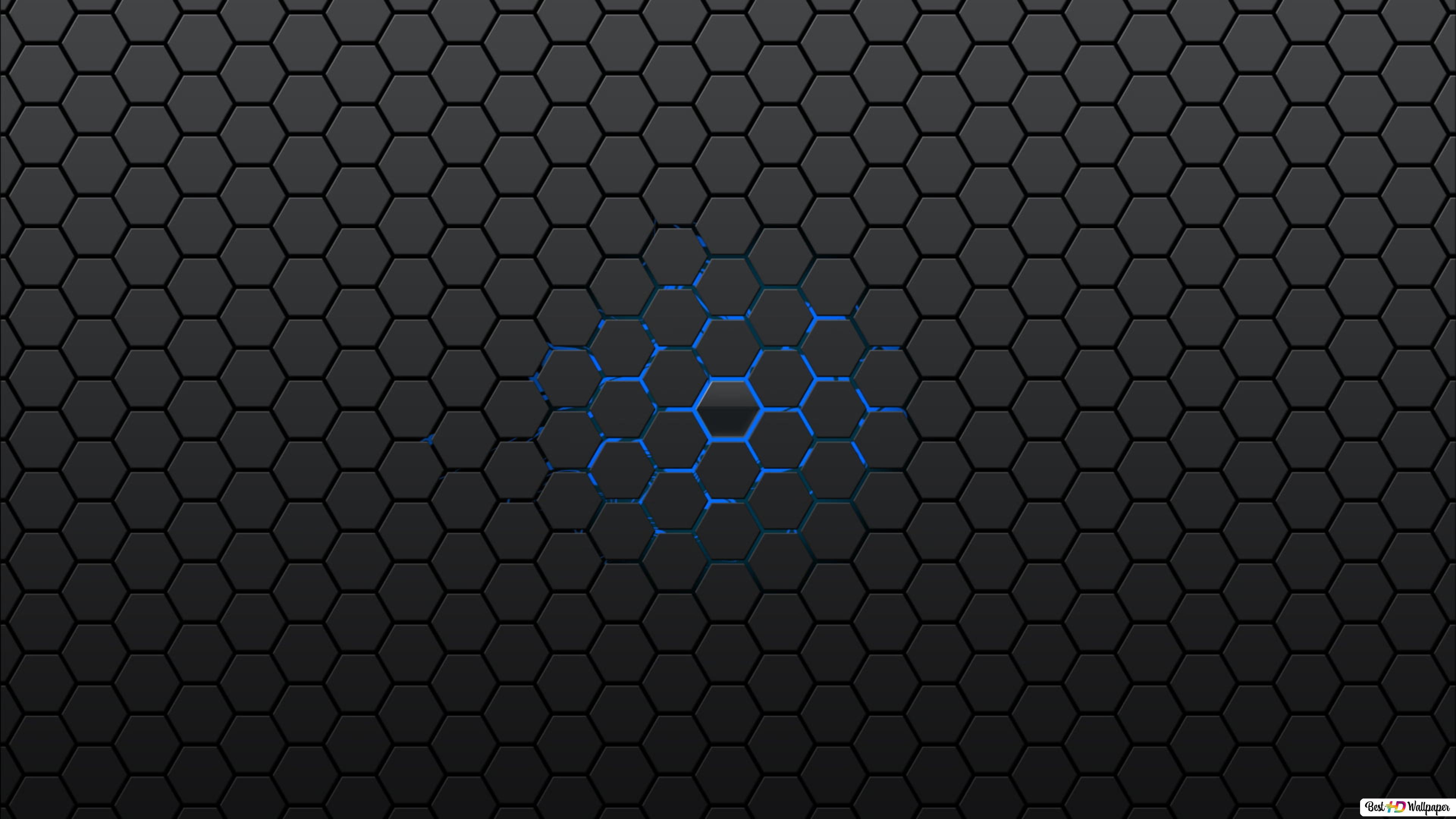3840x2160 Black and blue abstract wallpaper HD wallpaper download