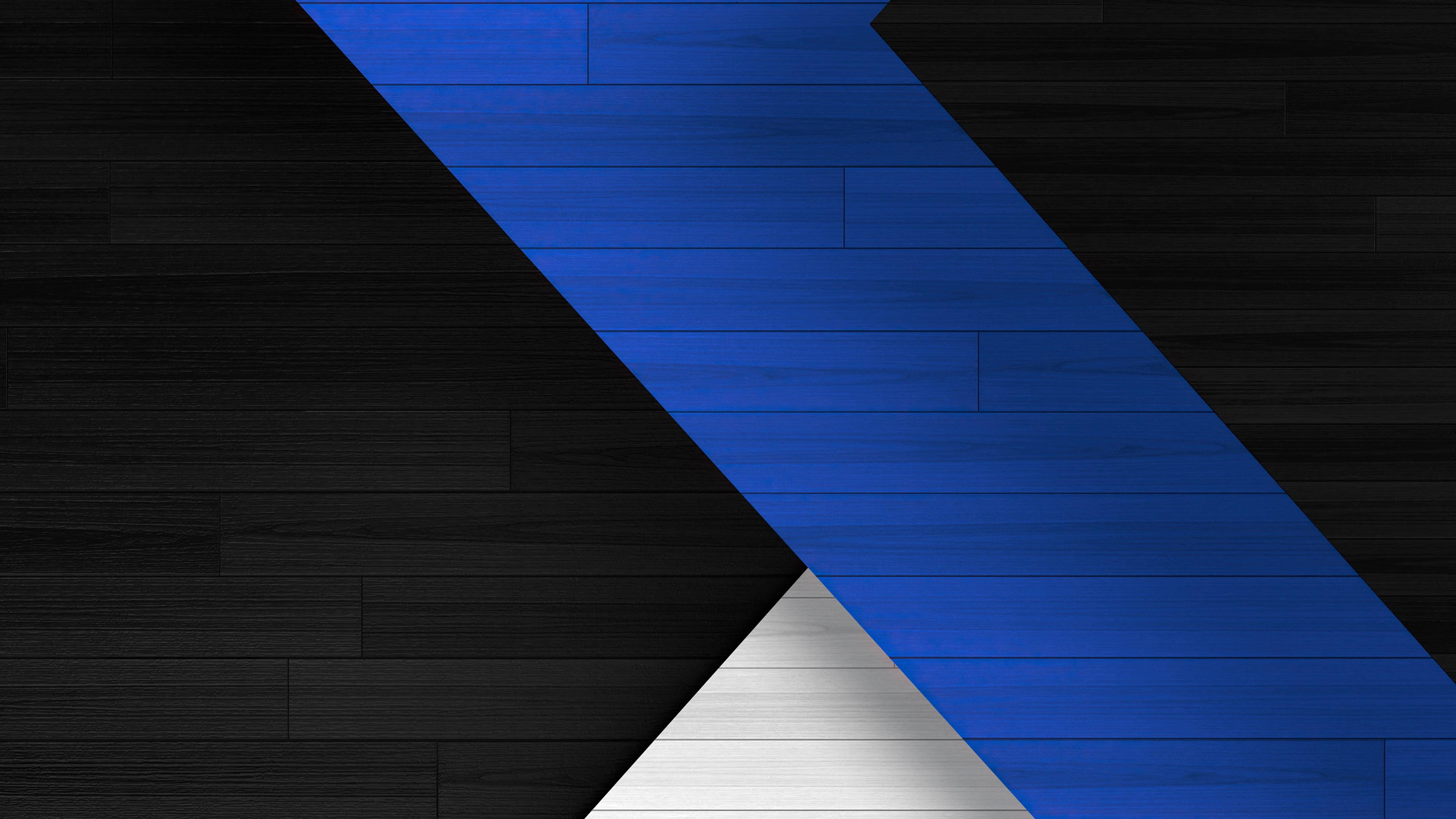 3840x2160 Wallpaper 4k Blue Black White Abstract Tiles 4k Wallpaper