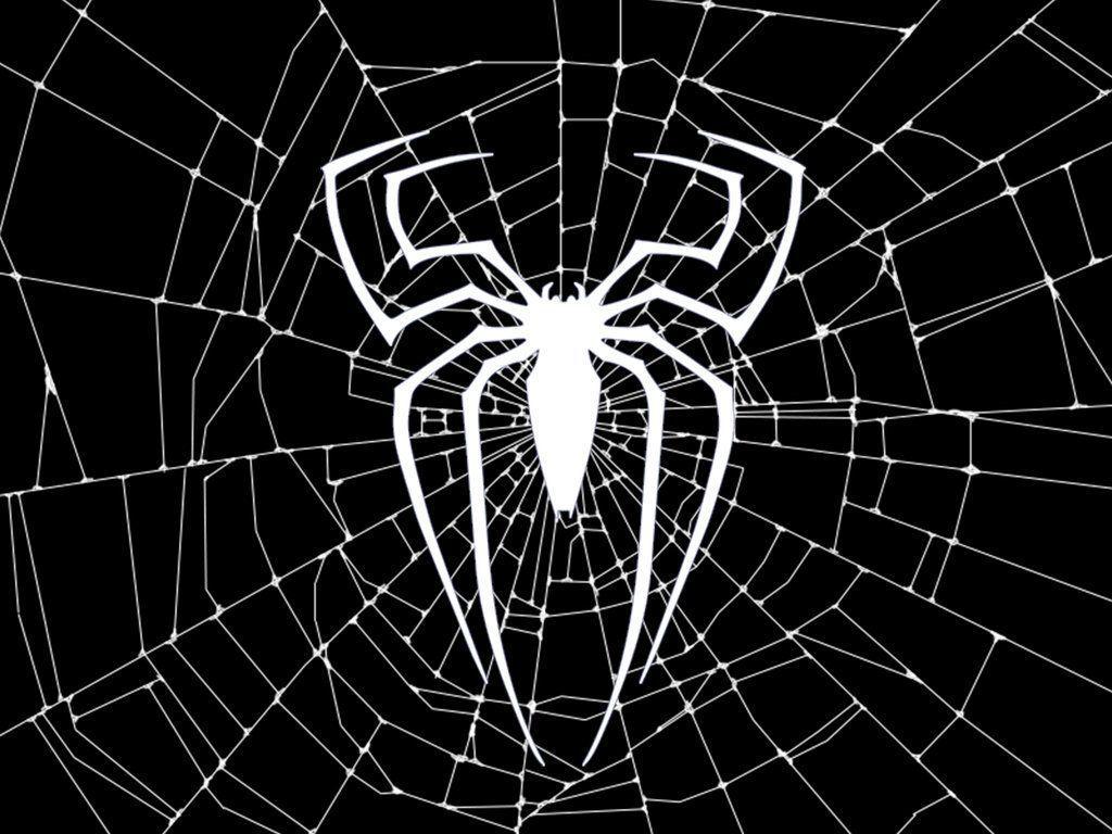 1024x768 Spider Man Black And White Wallpaper