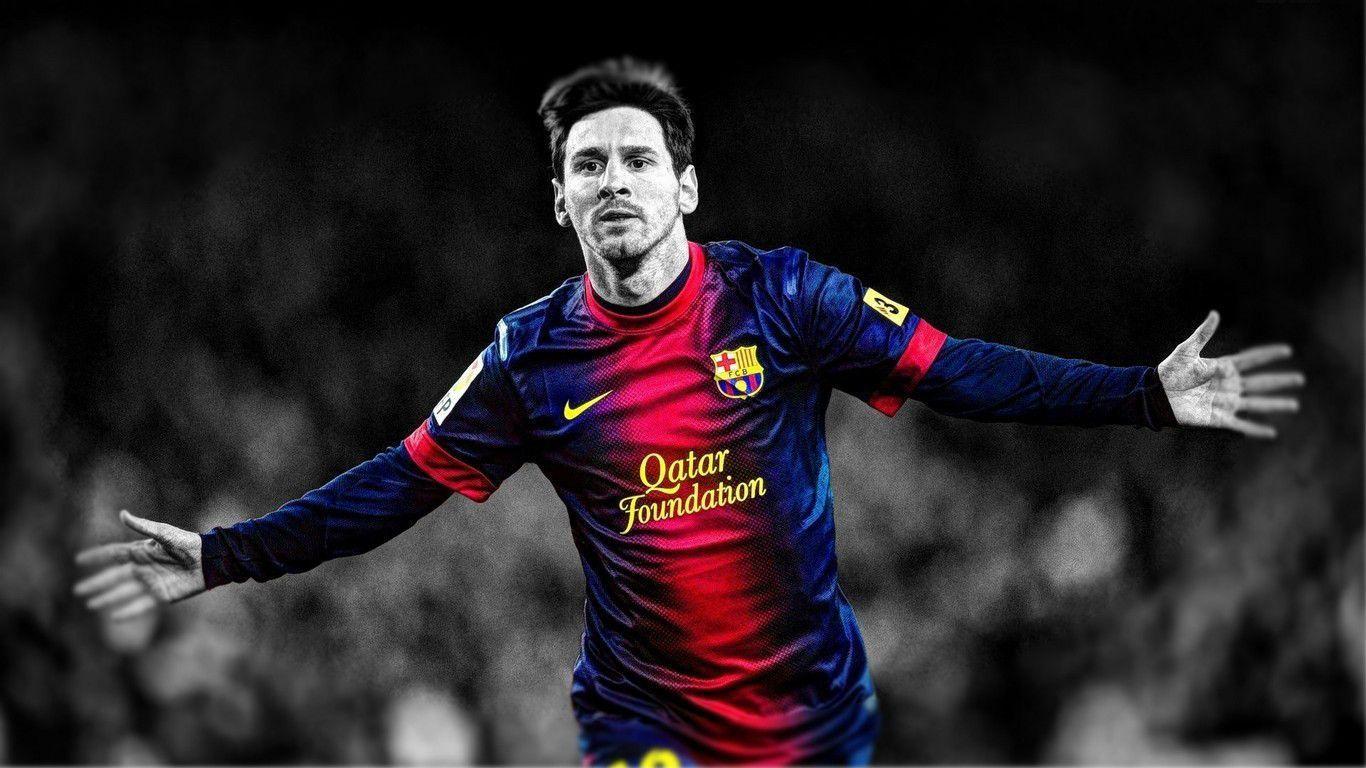 1366x768 Lionel Messi 2015 1080p HD Wallpaper. Lionel messi wallpaper, Lionel messi, Messi