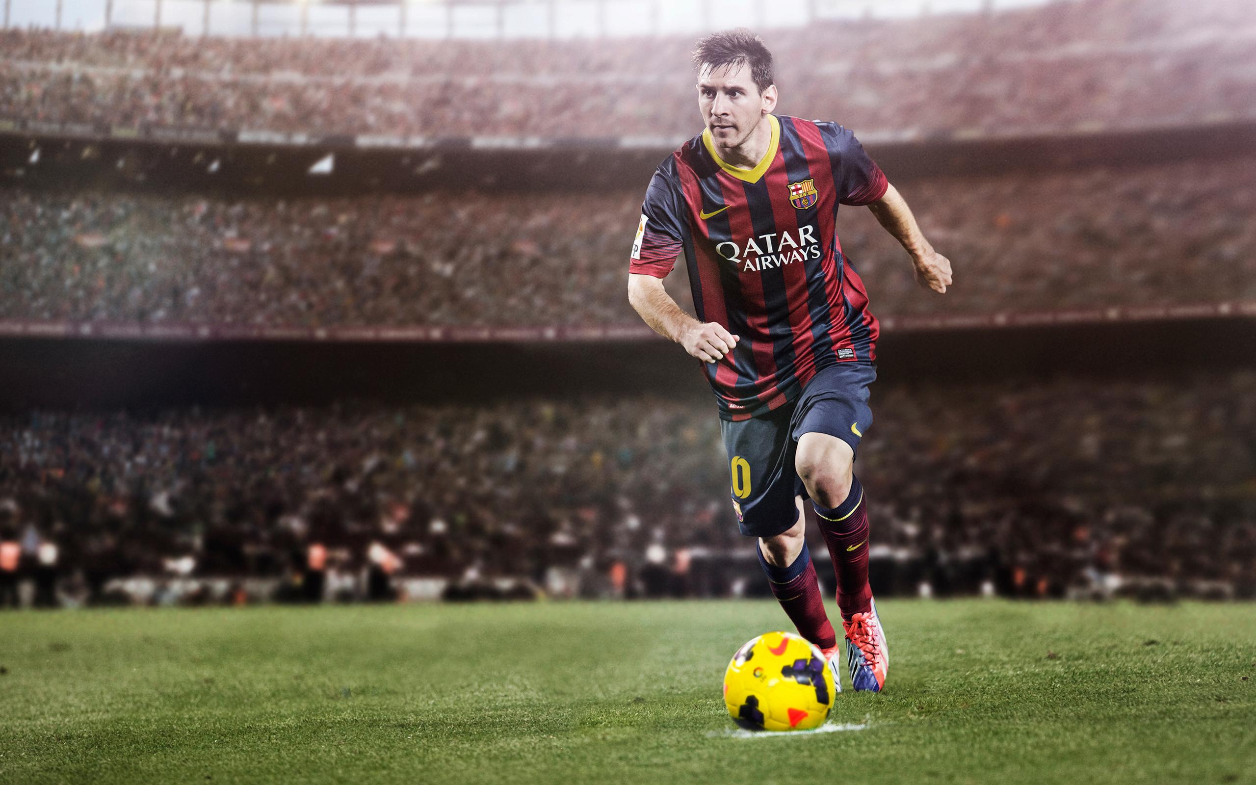 2560x1600 Wallpaper 4k Lionel Messi HD Wallpaper