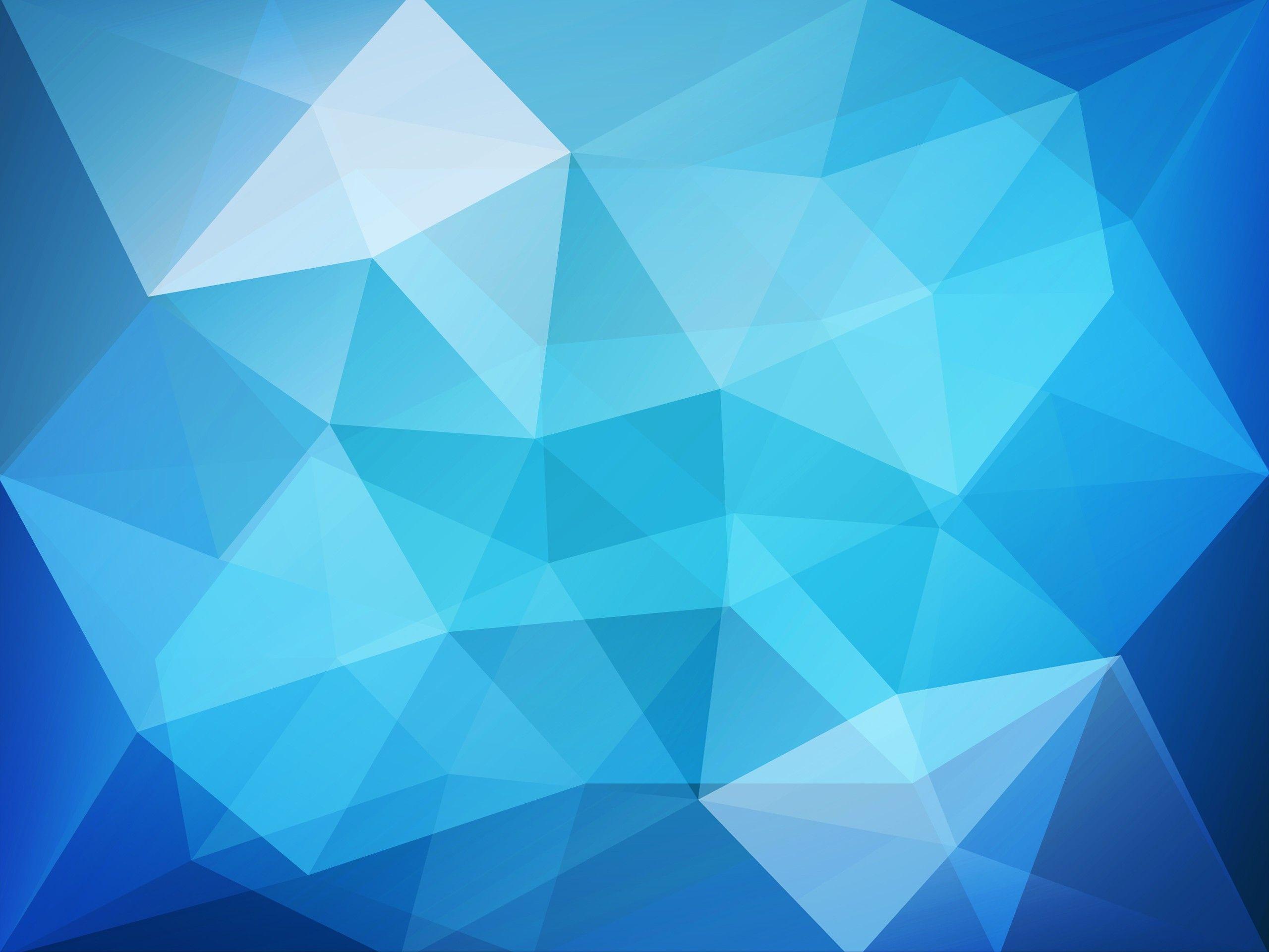2560x1920 General 2560x1920 low poly. Abstract, Blue abstract painting, Abstract painting