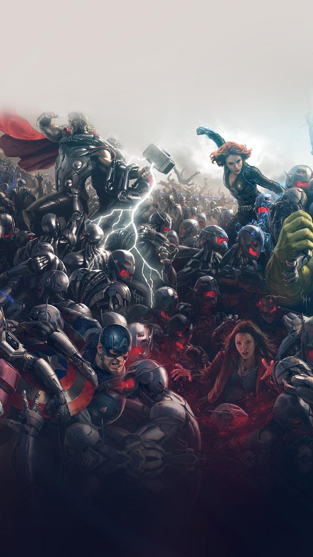 1242x2208 Aesthetic Marvel iPhone Wallpaper