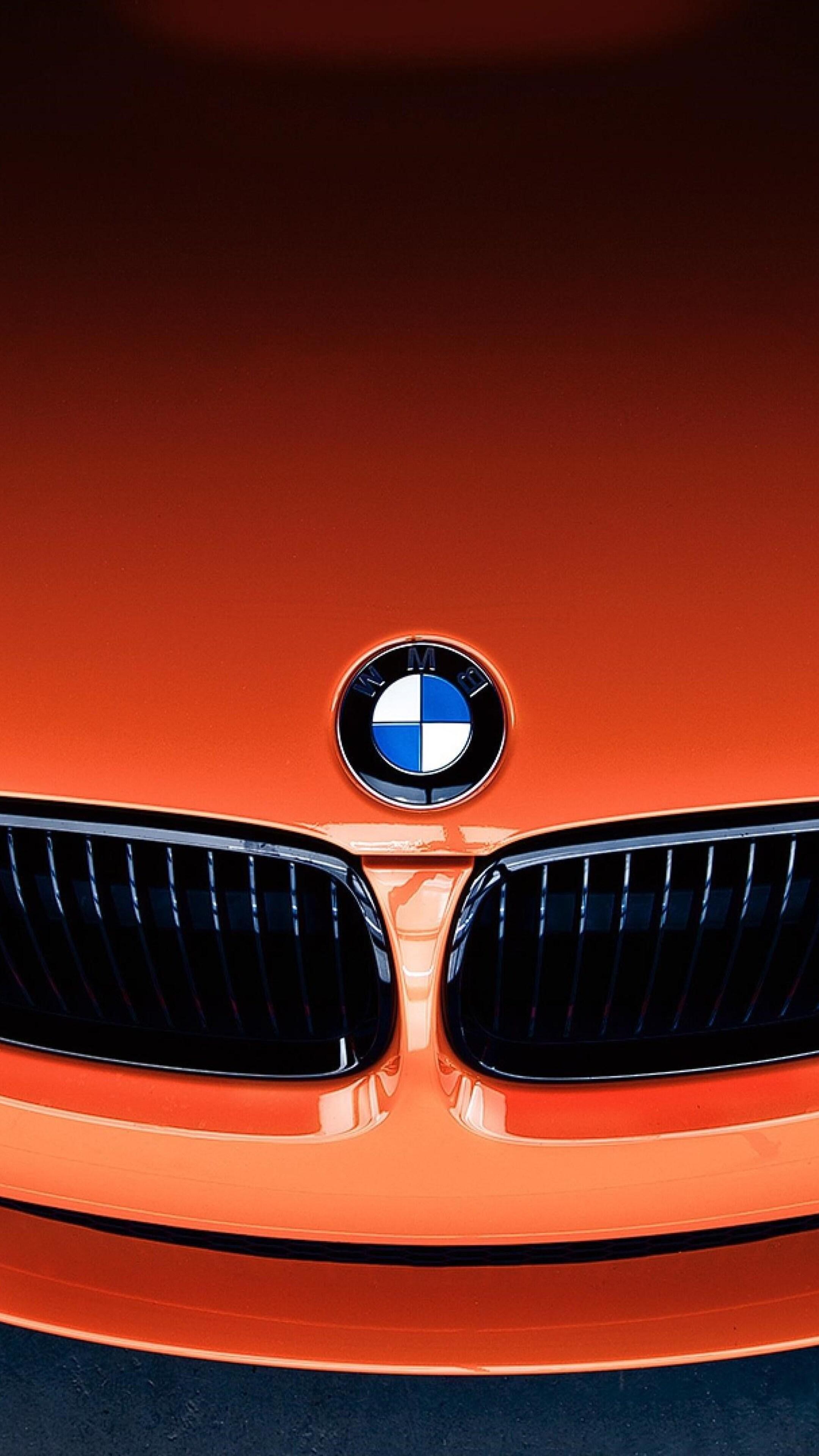 2160x3840 Bmw M3 Front Orange Sony Xperia X, XZ, Z5 Premium HD 4k Wallpaper, Image, Background, Photo and Picture