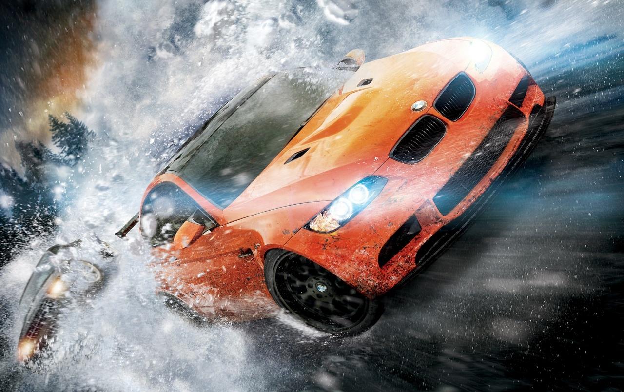 1280x804 Need for Speed The Run Orange BMW wallpaper. Need for Speed The Run Orange BMW