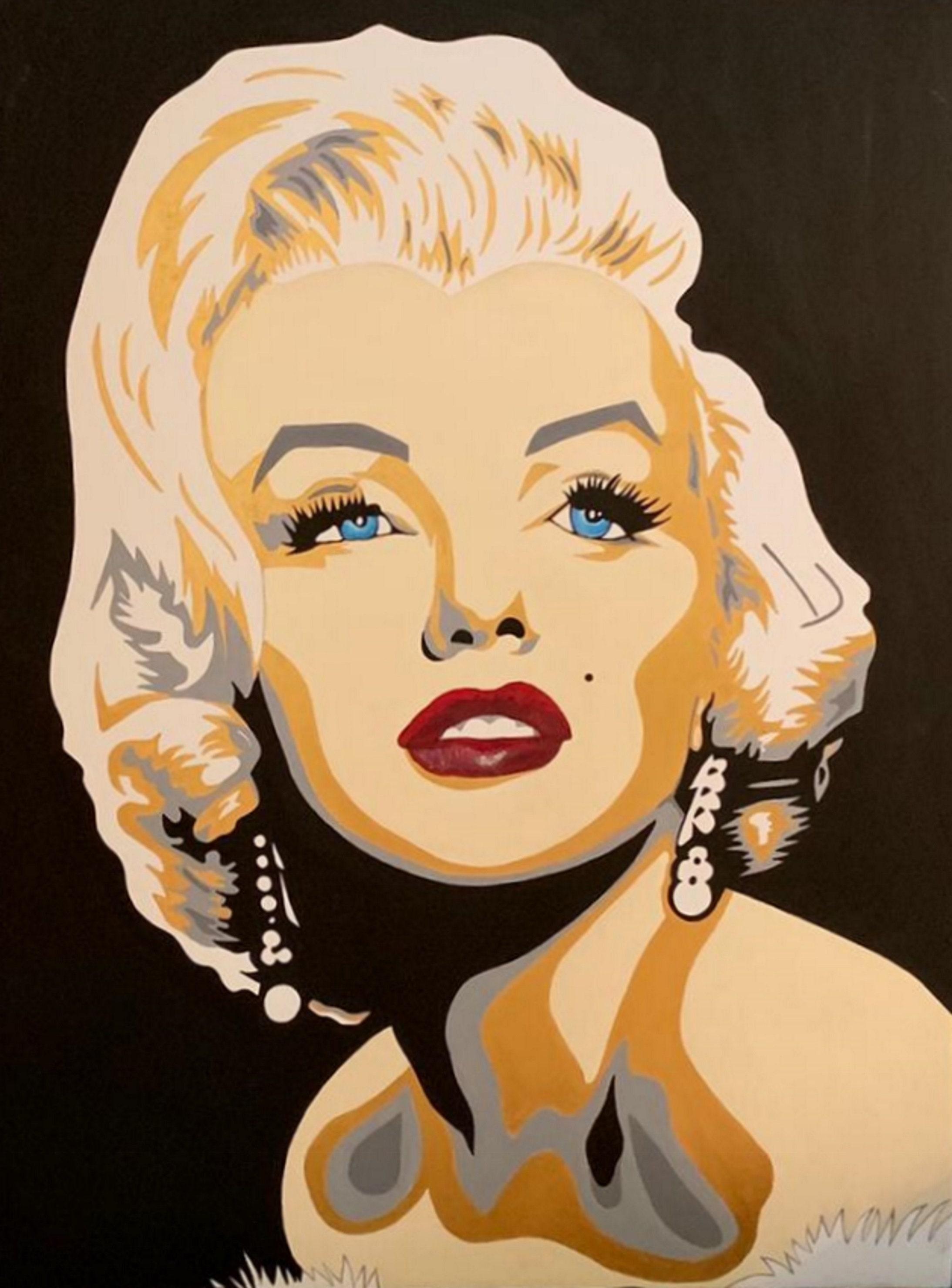 2187x2960 MARILYN MONROE ACTRESS Modern Picture Hand Painted Pop Art