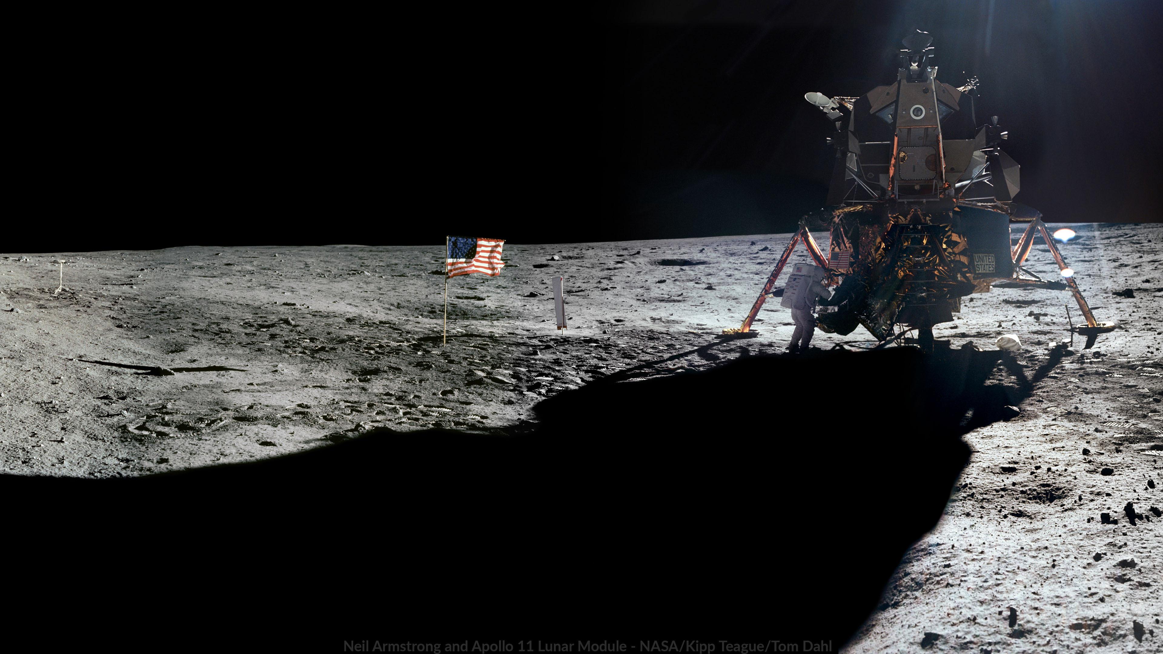3840x2160 Wallpaper: Neil Armstrong at the Apollo 11. The Planetary Society