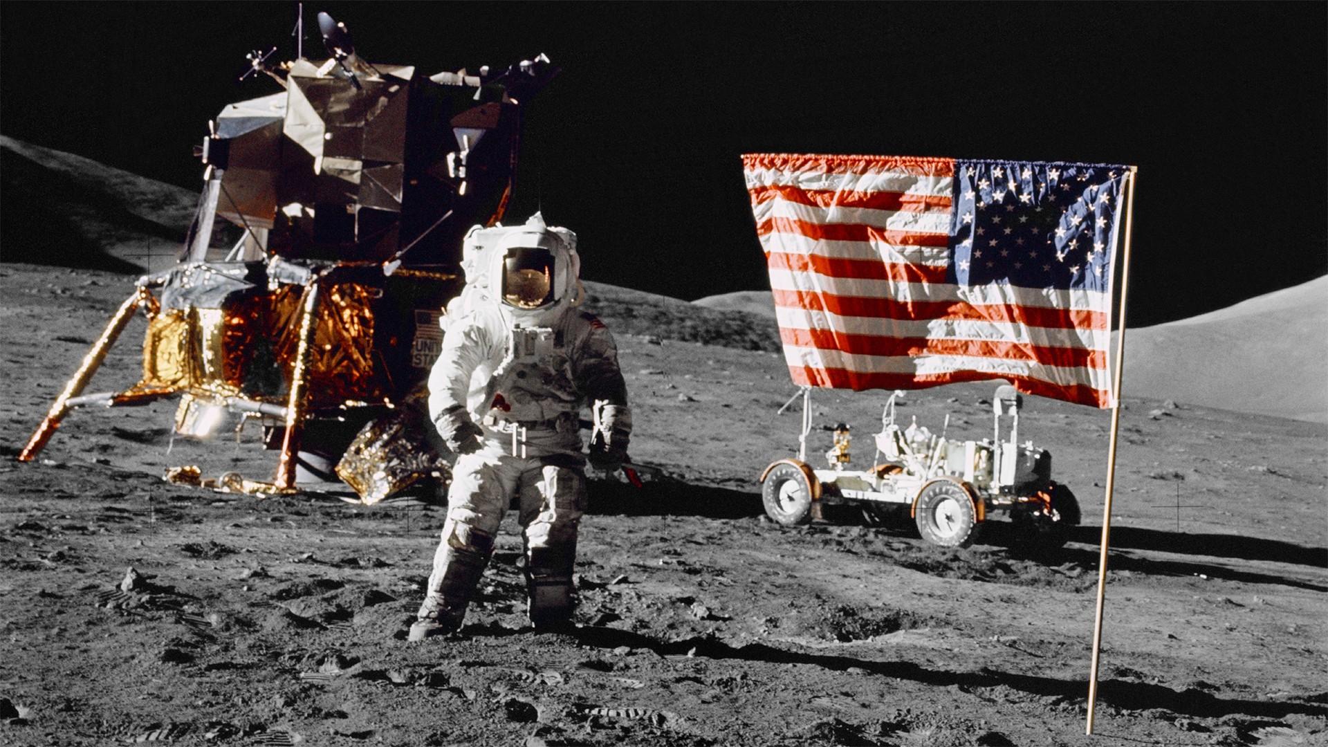 1920x1080 moon, Space, Astronaut, Apollo Wallpaper HD / Desktop and Mobile Background