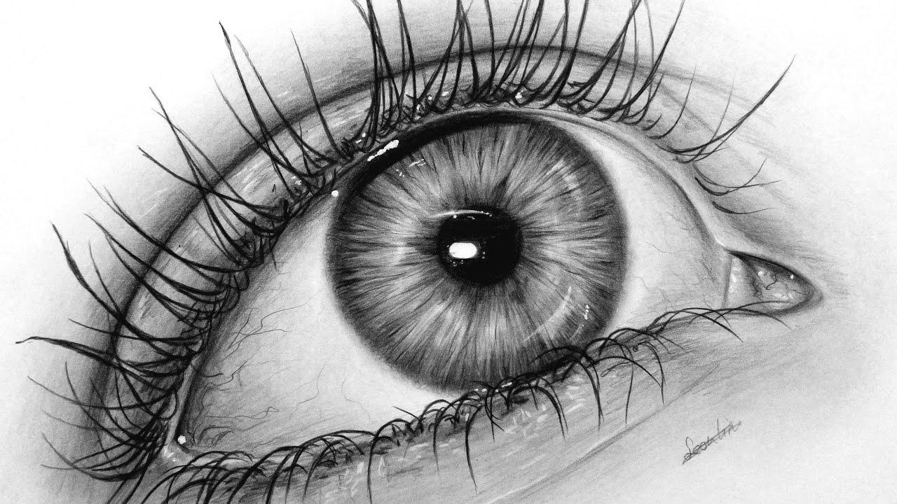 1280x720 Eyes Drawing Image