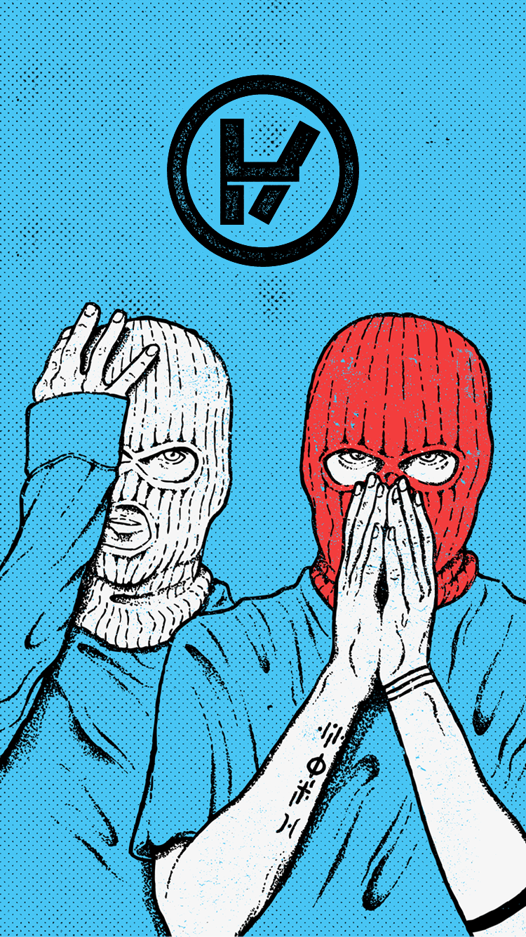 750x1334 twenty one pilots phone wallpaper dump