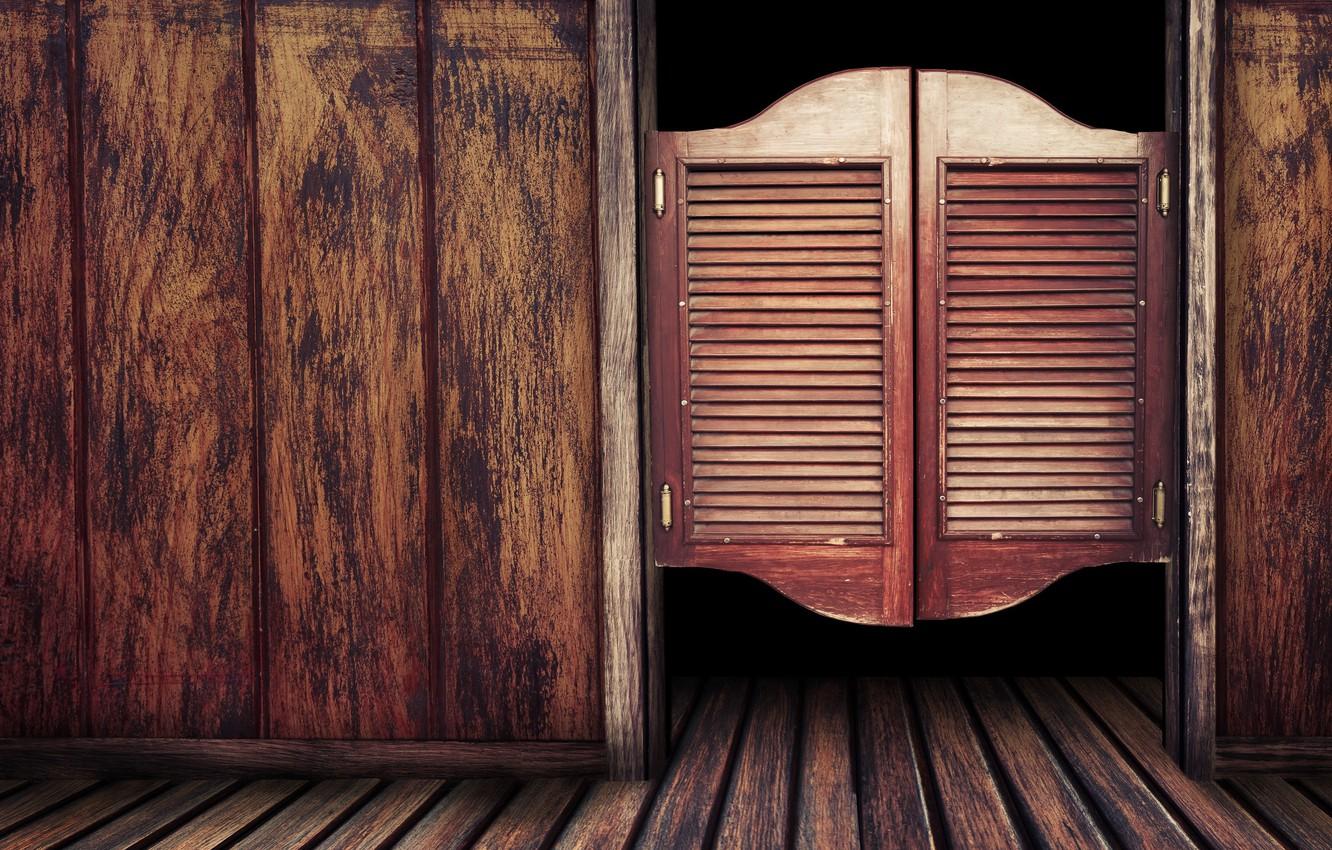 1332x850 Wallpaper wall, black, wood, door, strange door image for desktop, section текстуры