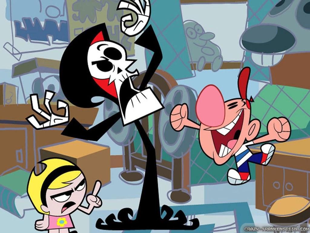 1024x768 Grim Adventures Of Billy And Mandy Wallpaper Crazy Frankenstein Desktop Background