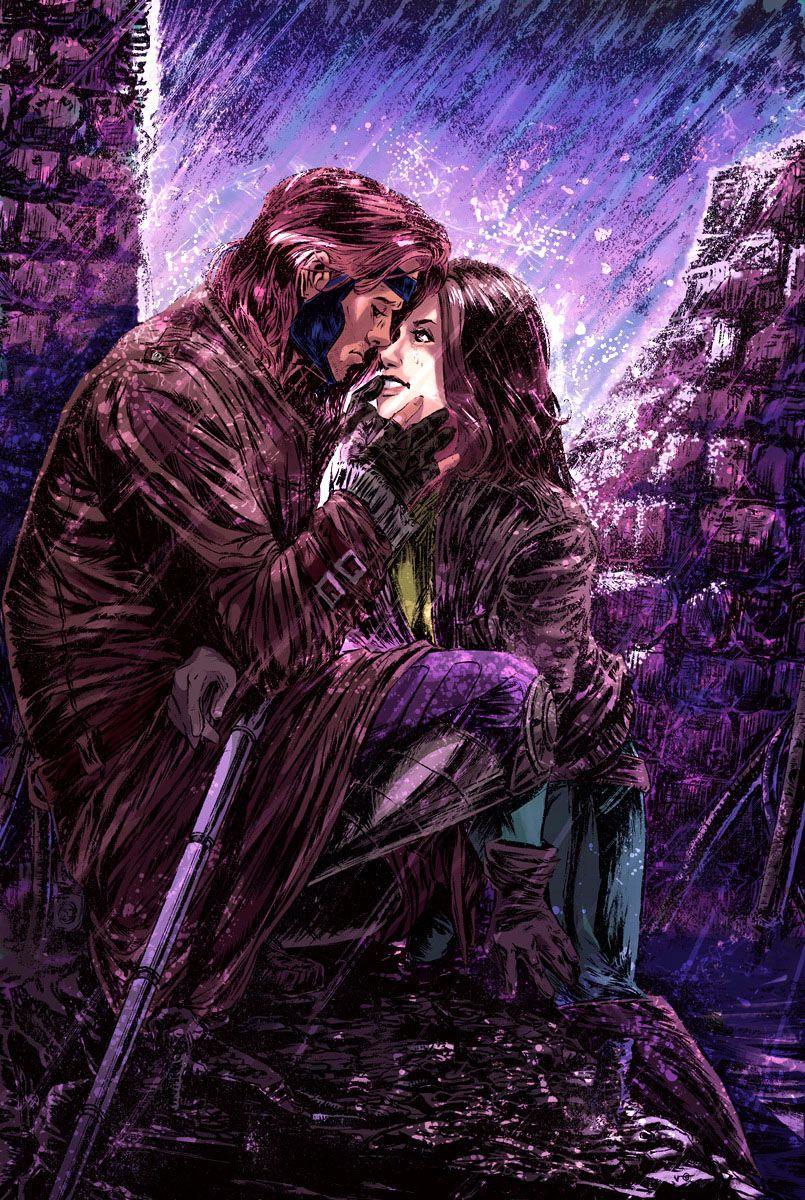 805x1200 Gambit And Rogue Wallpaper