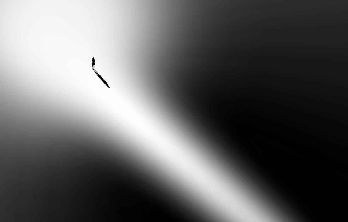 1332x850 Wallpaper light, shadow, silhouette image for desktop, section минимализм