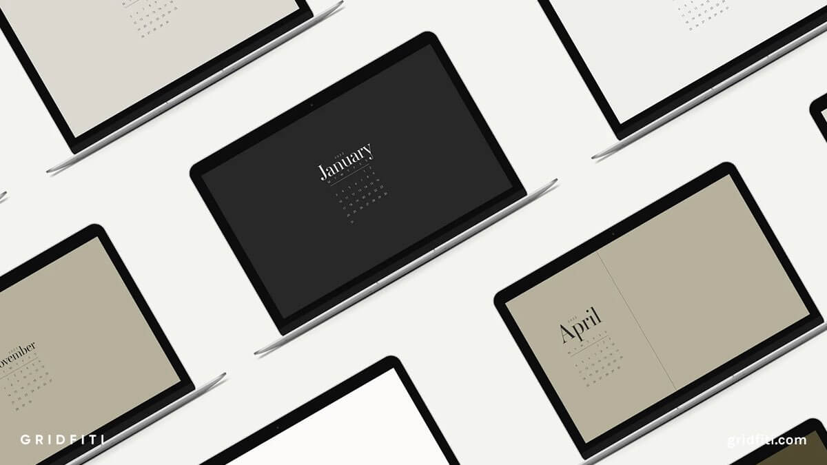 1200x675 Aesthetic Calendar Wallpaper for Desktop, Phone & Tablet [2023]