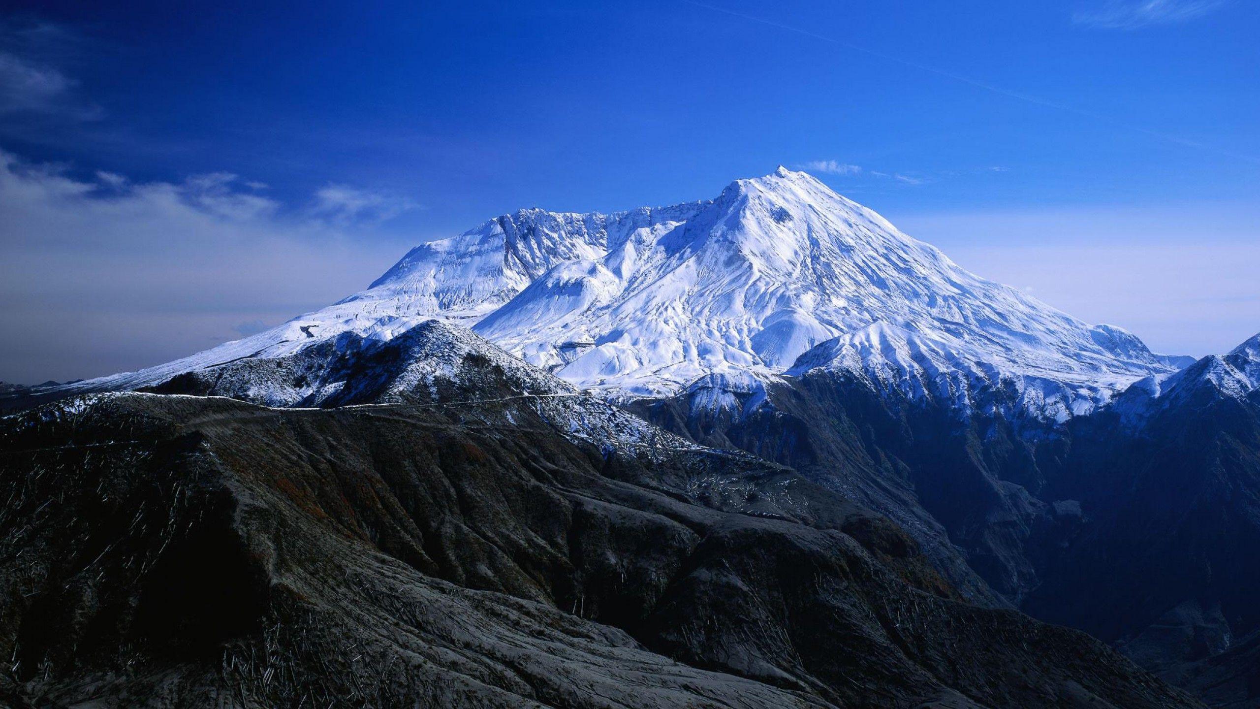 2560x1440 Blue Mountain Wallpaper