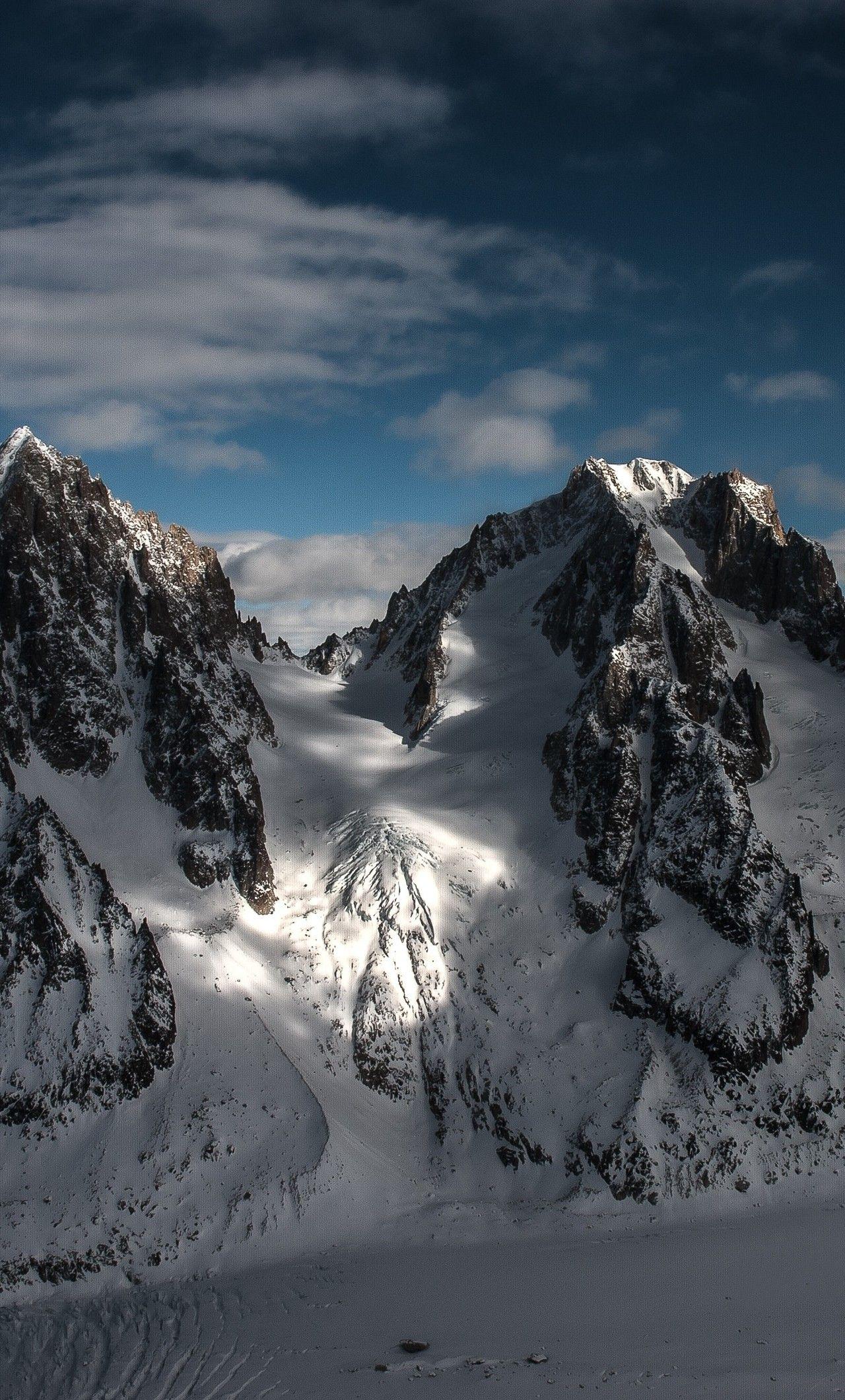 1280x2120 Snowy Mountain iPhone Wallpaper, HD Snowy Mountain iPhone Background
