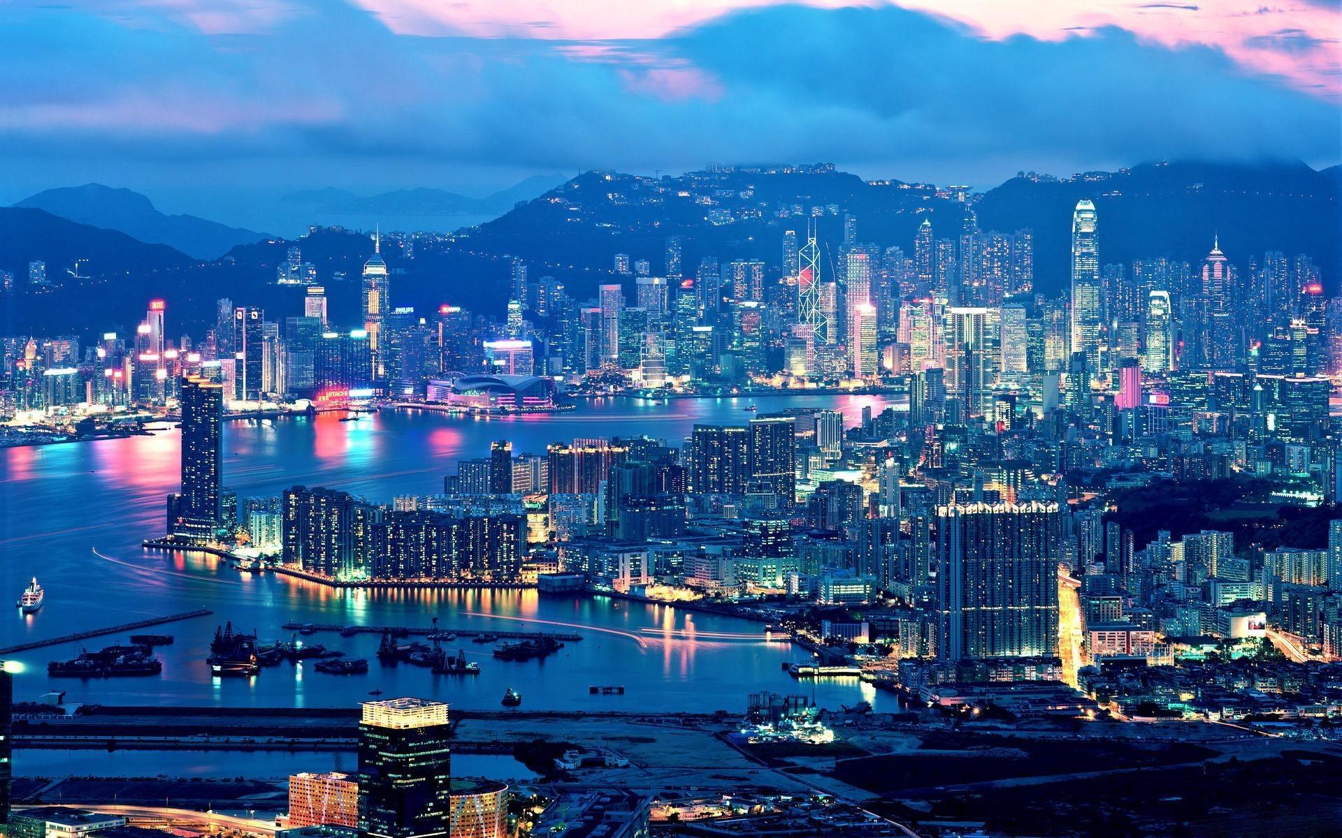 1920x1200 city, Cityscape, Hong Kong, China Wallpaper HD / Desktop and Mobile Background