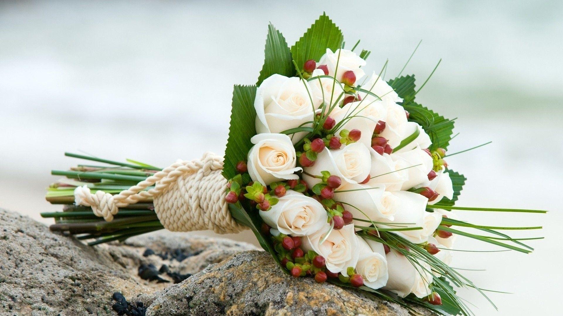 1920x1080 Wedding Roses Wallpaper