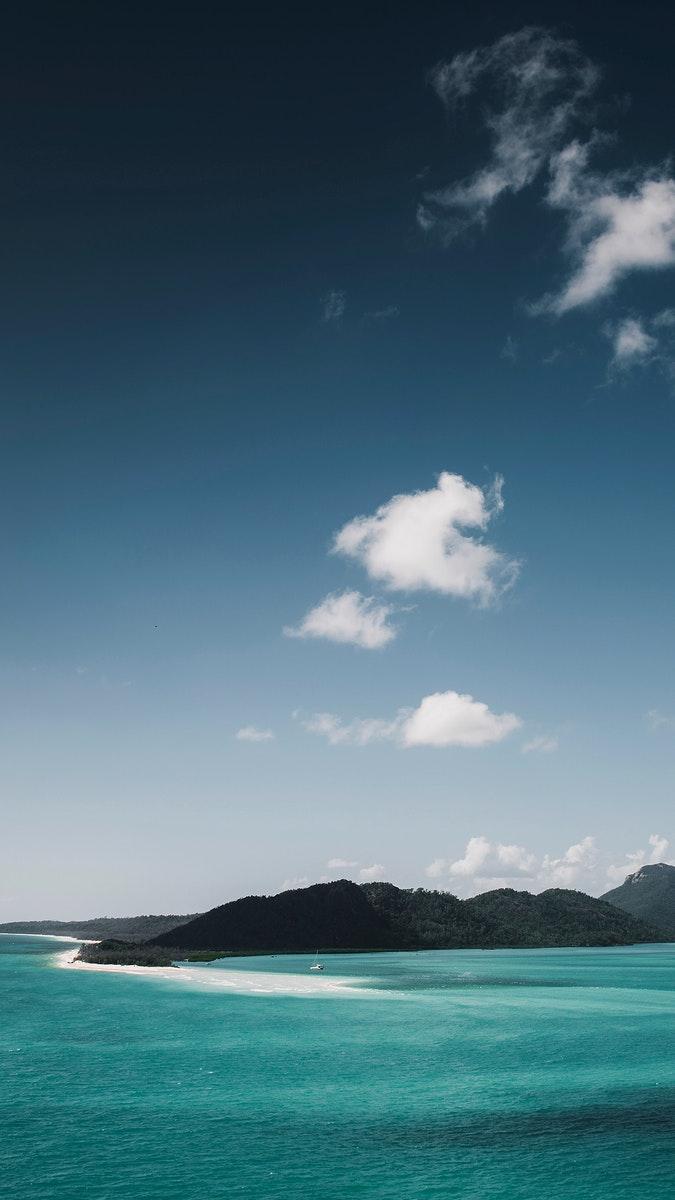 675x1200 Ocean phone wallpaper background, crystal